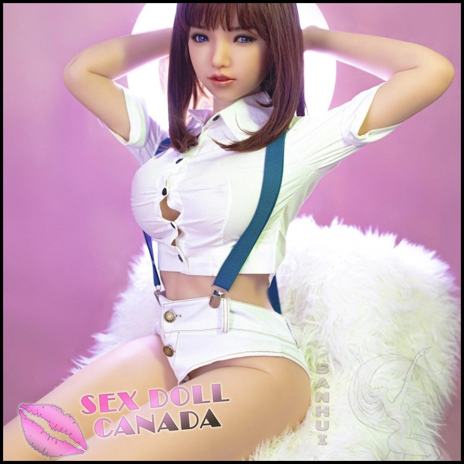 158 (5'2") D-Cup Marya Sailor Cabaret (Head #8) Full Silicone - Sanhui Dolls - Image 14