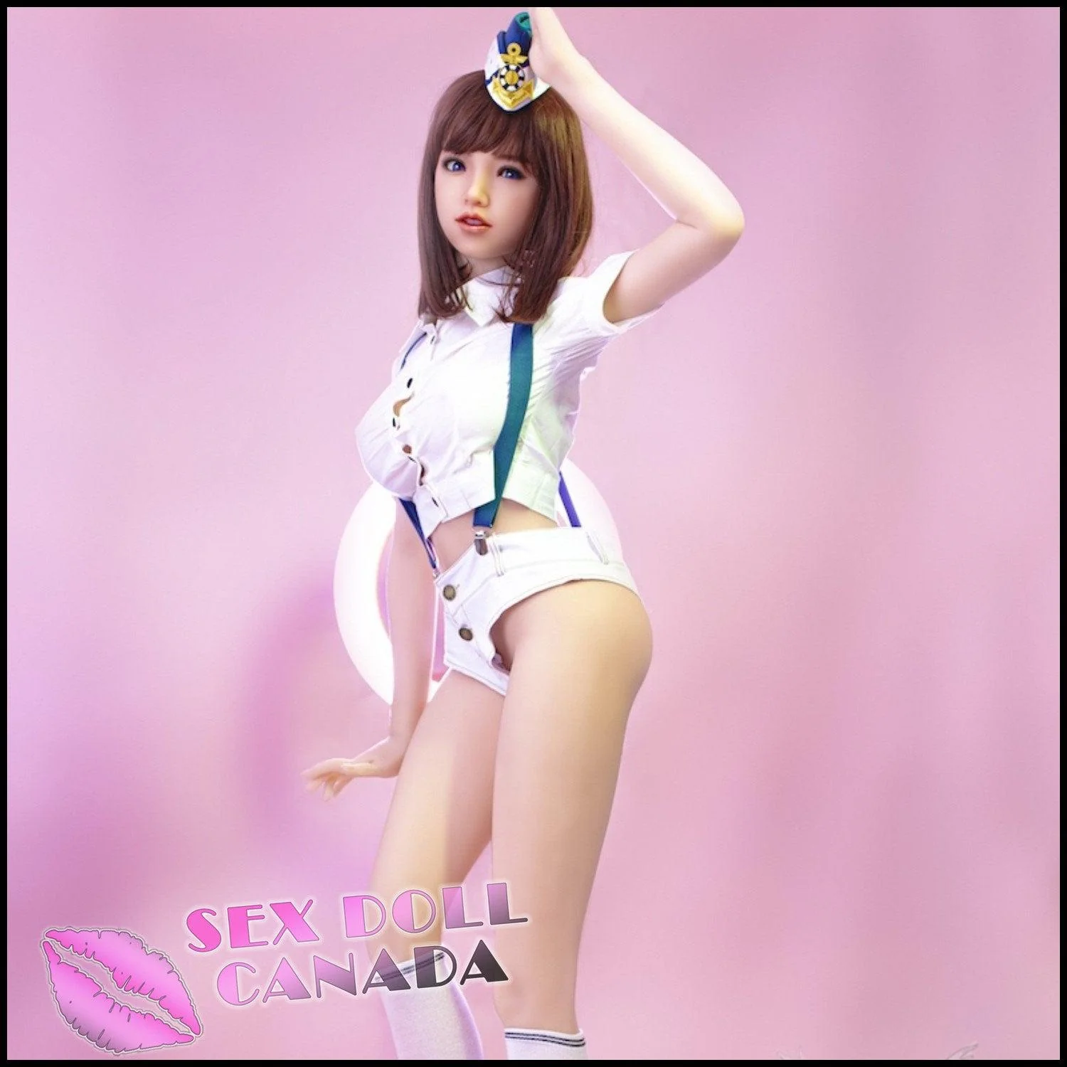 158 (5'2") D-Cup Marya Sailor Cabaret (Head #8) Full Silicone - Sanhui Dolls - Image 18