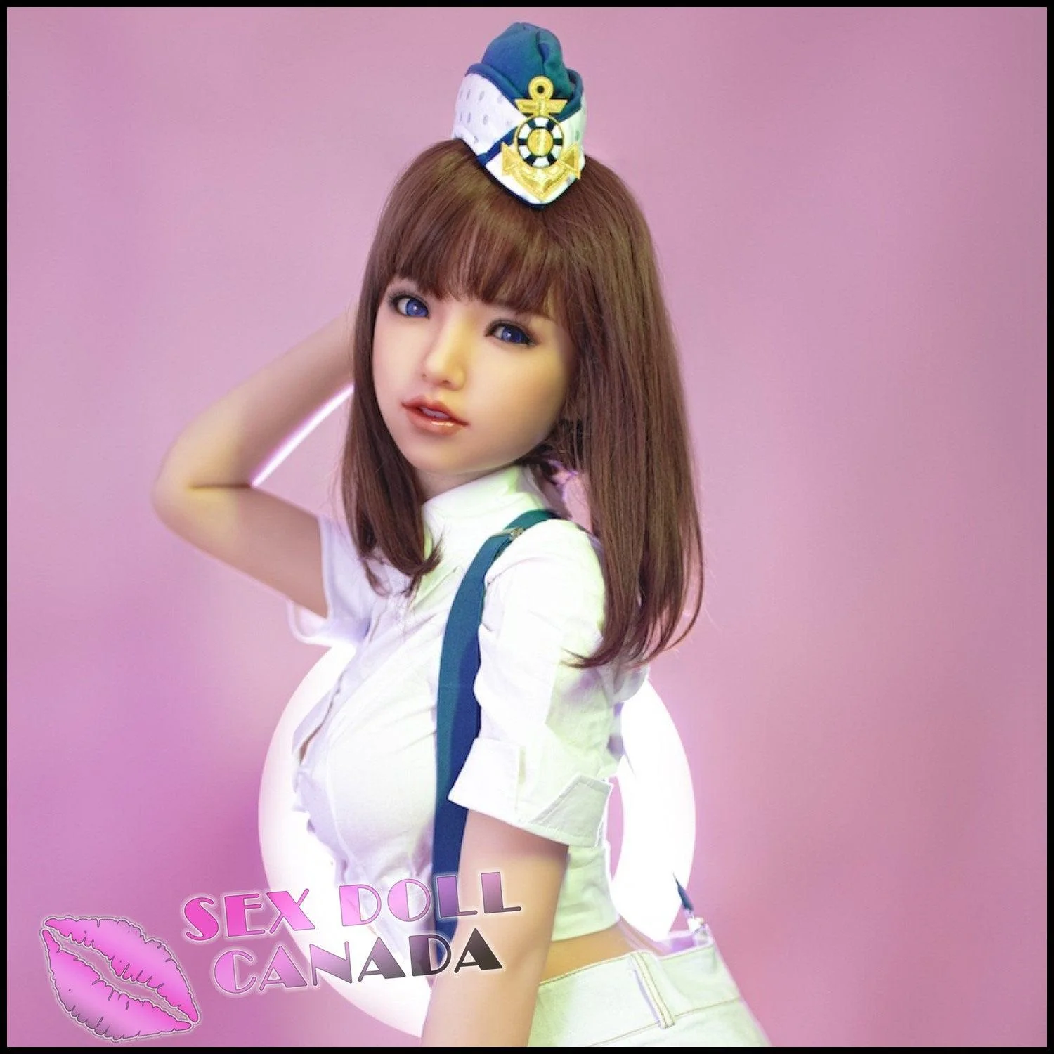 158 (5'2") D-Cup Marya Sailor Cabaret (Head #8) Full Silicone - Sanhui Dolls - Image 7