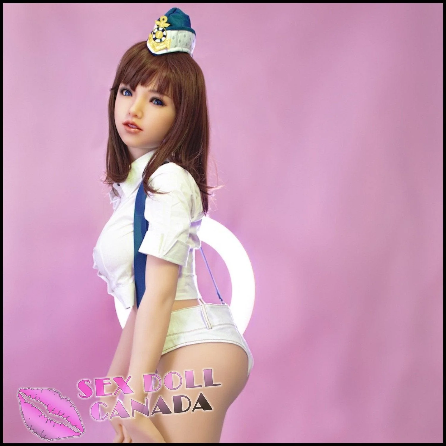 158 (5'2") D-Cup Marya Sailor Cabaret (Head #8) Full Silicone - Sanhui Dolls - Image 8