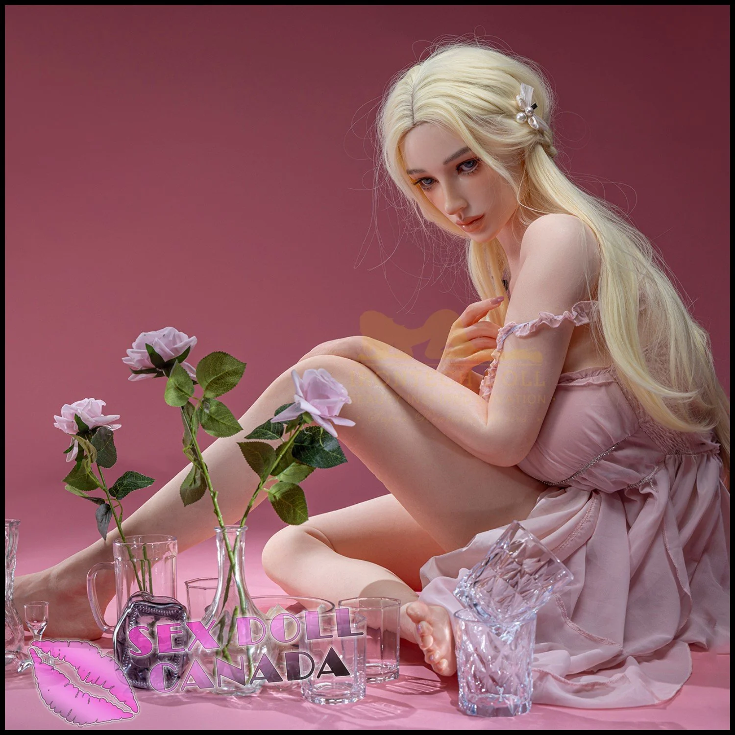 158 (5'2") J-Cup Bailey Blonde - Full Silicone - IRONTECH Dolls - Image 6