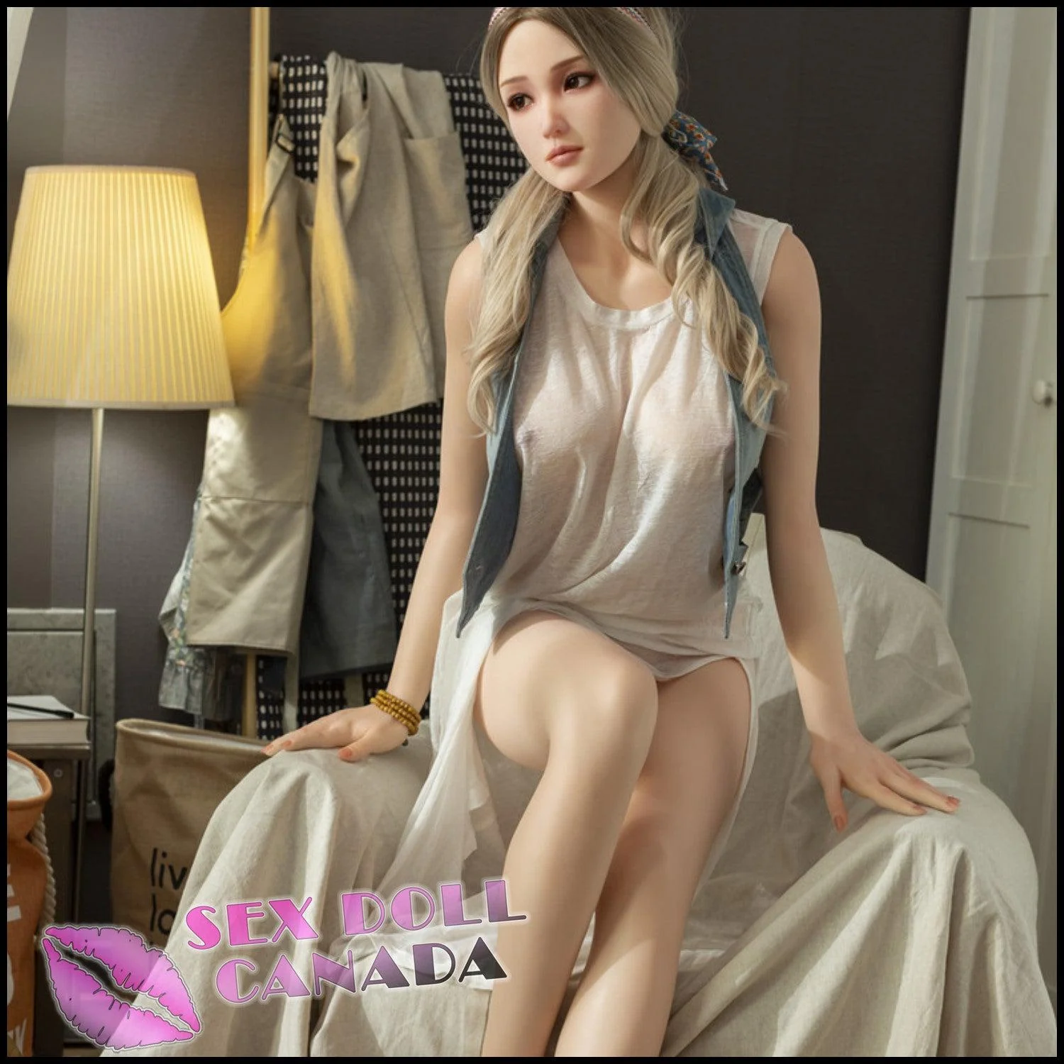 158 (5'2") J-Cup Risa Blonde - Full Silicone - XYcolo - Image 5