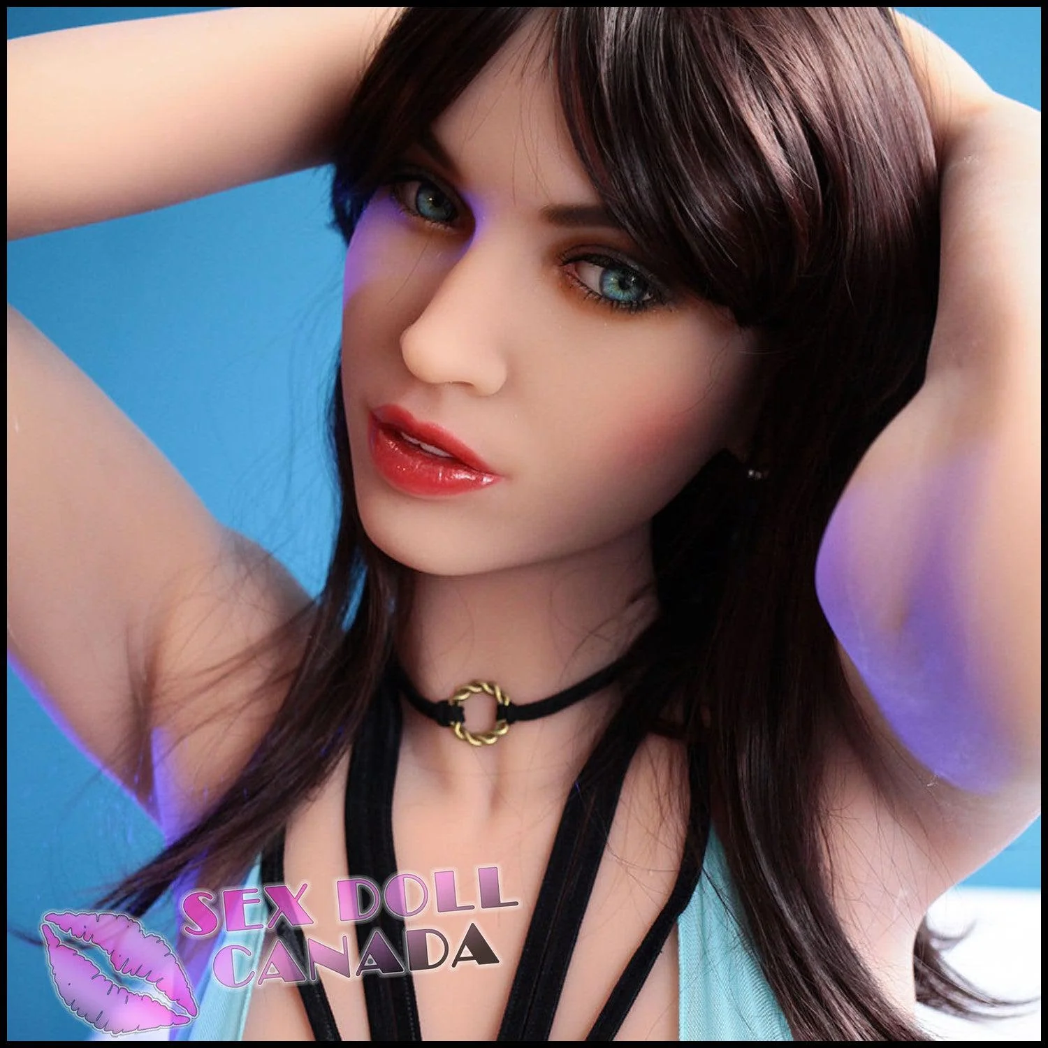 159 (5'3") B-Cup Sierra Brunette (Head #18) - HR Doll - Image 4