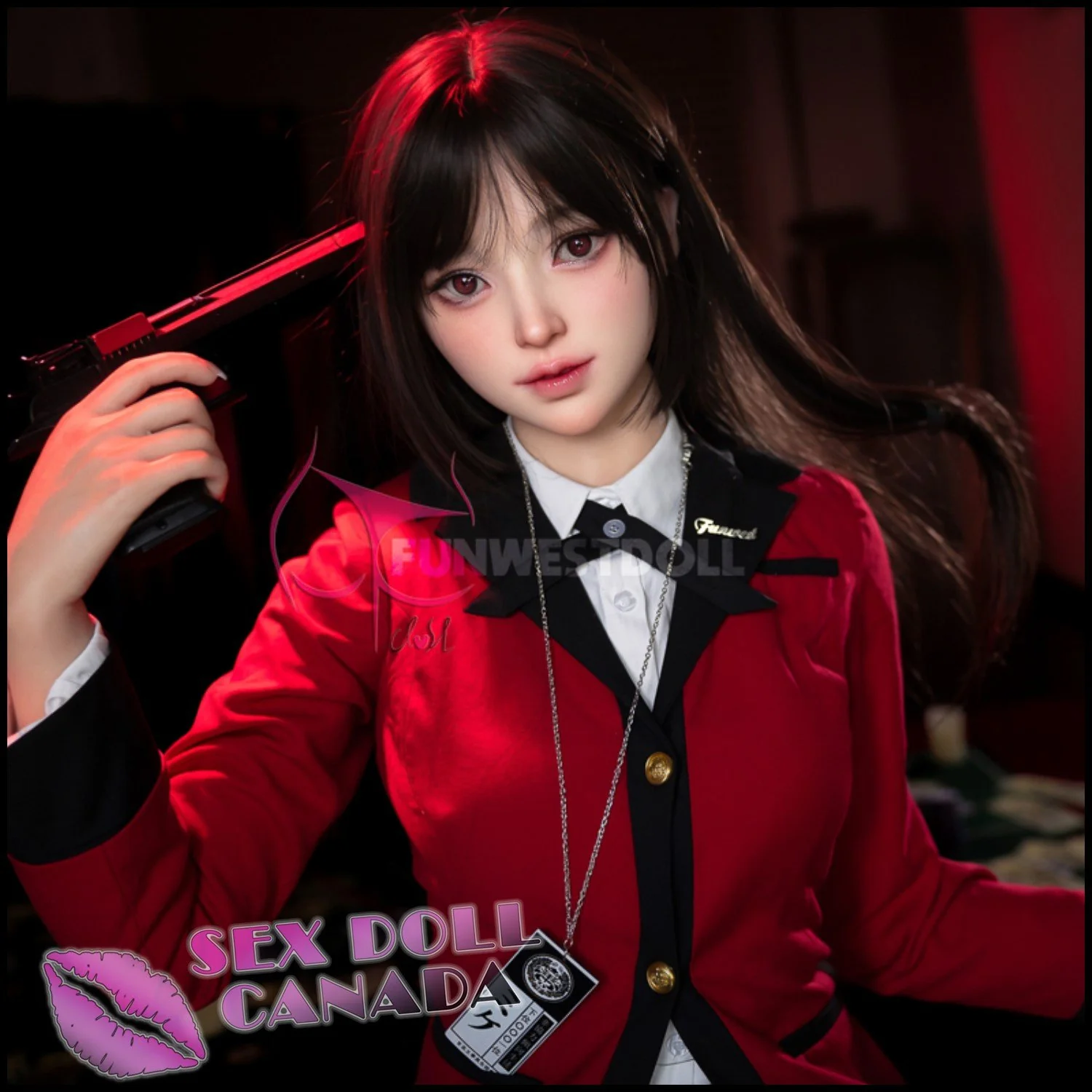 159 (5'3") A-Cup Alice (Head #038S) Full Silicone - FunWestDoll - Image 11
