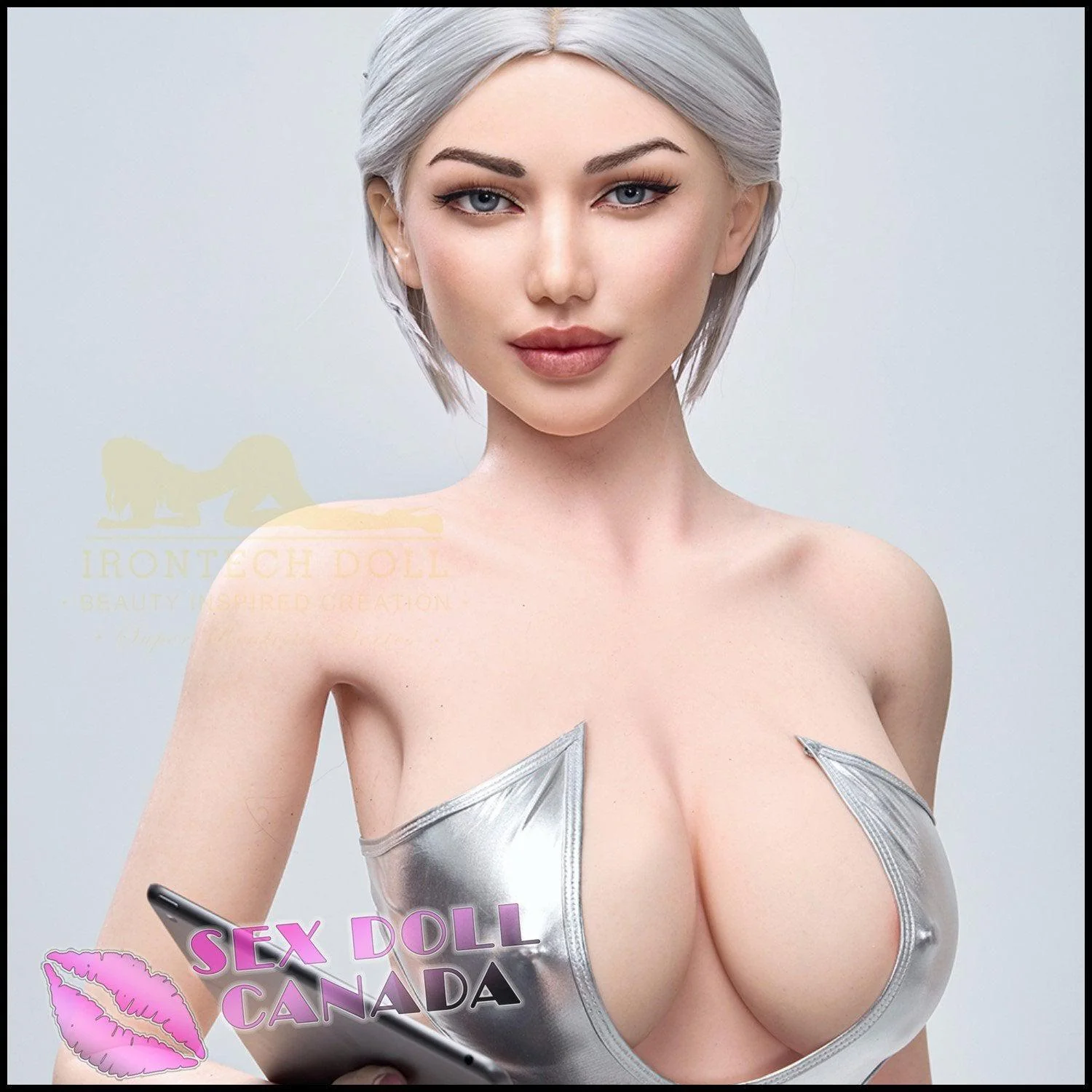 159 (5'3") I-Cup Celine (Head #S13) Full Silicone - IRONTECH Dolls - Image 10
