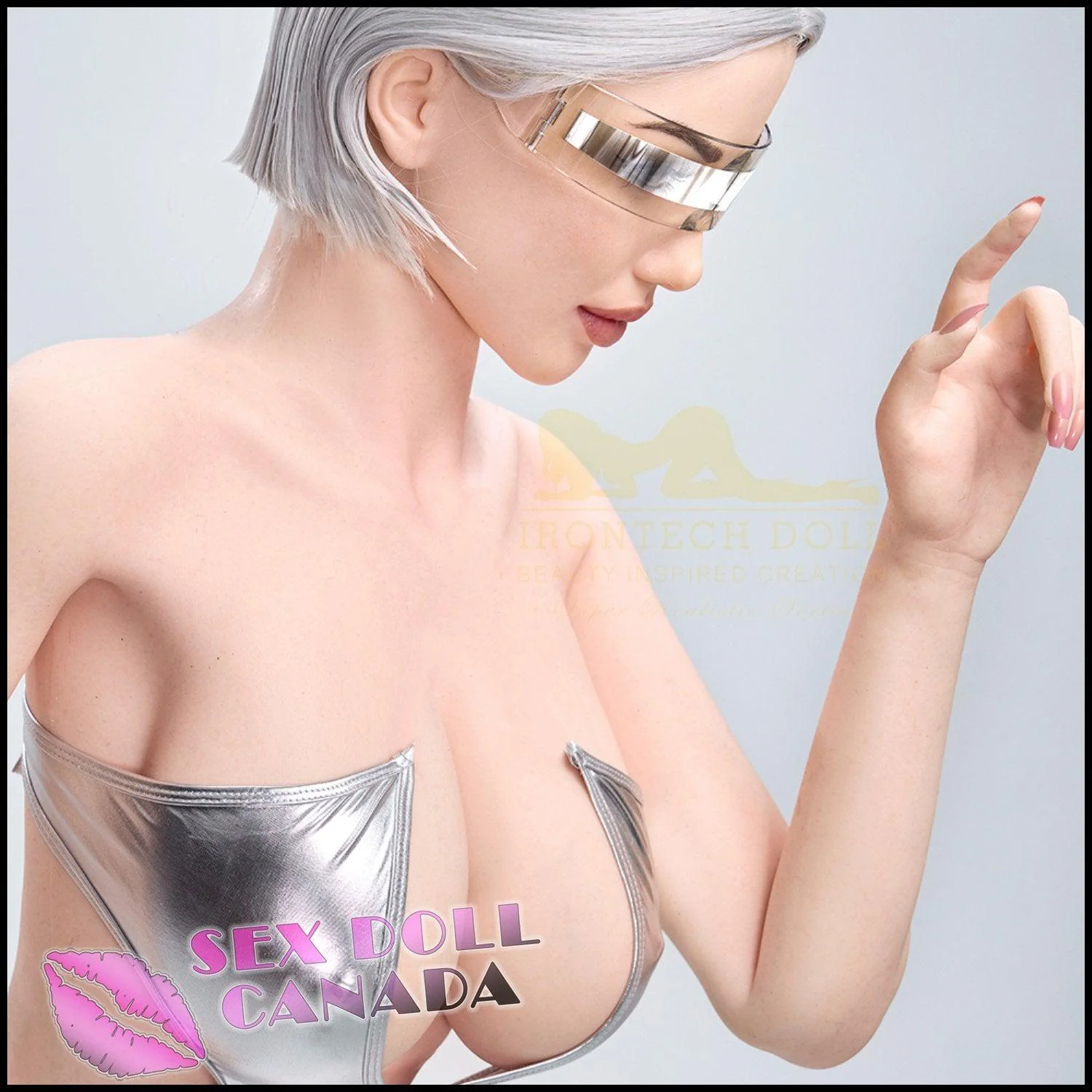 159 (5'3") I-Cup Celine (Head #S13) Full Silicone - IRONTECH Dolls - Image 18
