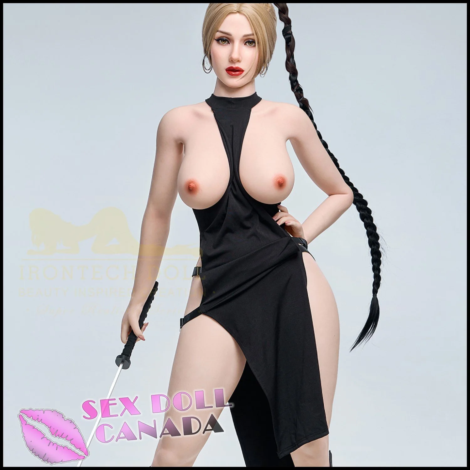 159 (5'3") I-Cup Cinderella (Head #S5) Full Silicone - IRONTECH Dolls - Image 6