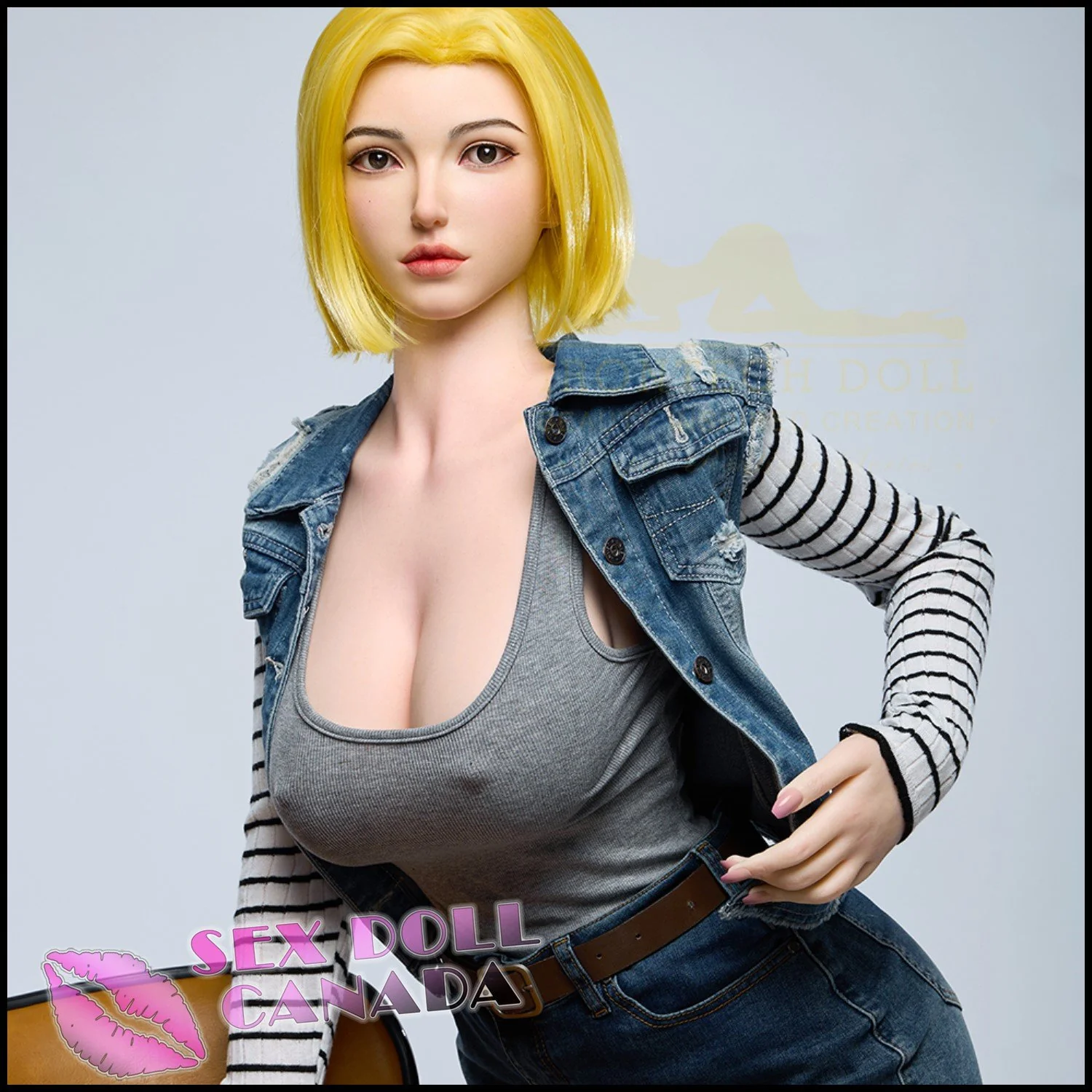 159 (5'3") I-Cup Joline (Head #S41) Full Silicone - IRONTECH Dolls - Image 13