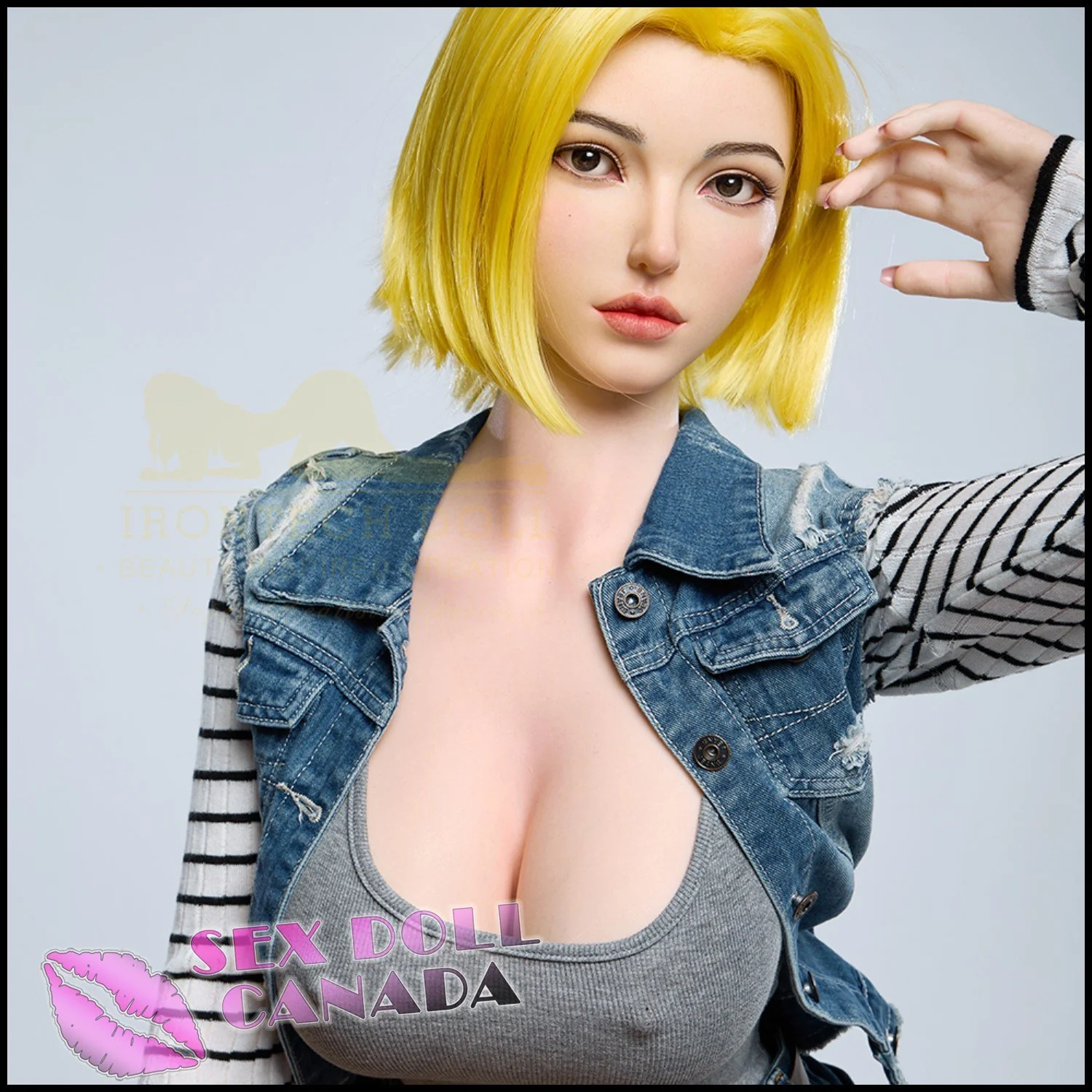 159 (5'3") I-Cup Joline (Head #S41) Full Silicone - IRONTECH Dolls - Image 16