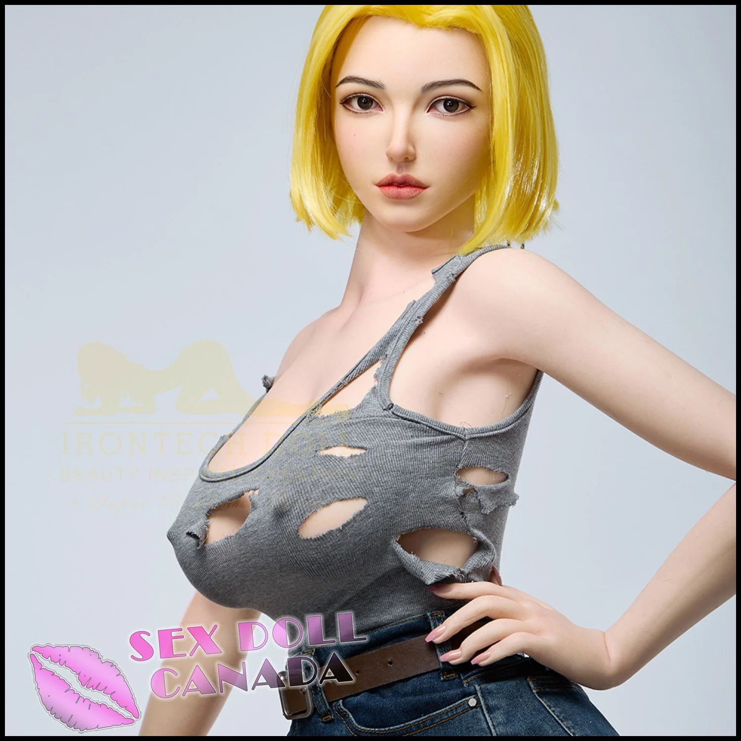 159 (5'3") I-Cup Joline (Head #S41) Full Silicone - IRONTECH Dolls - Image 20