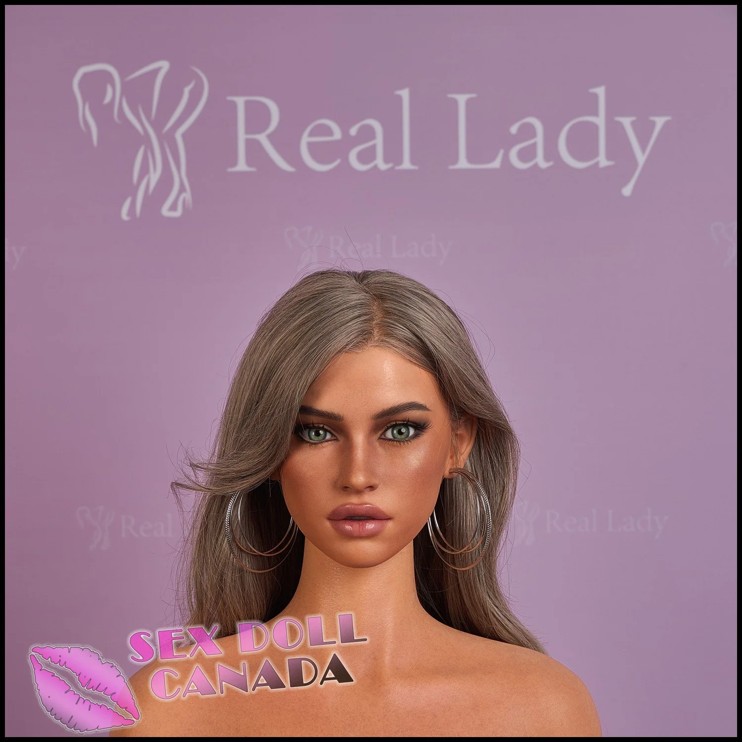159 (5'3") K-Cup Hailey Honey Bronze ROS MAX (Head #R12) Full Silicone - Real Lady - Image 13