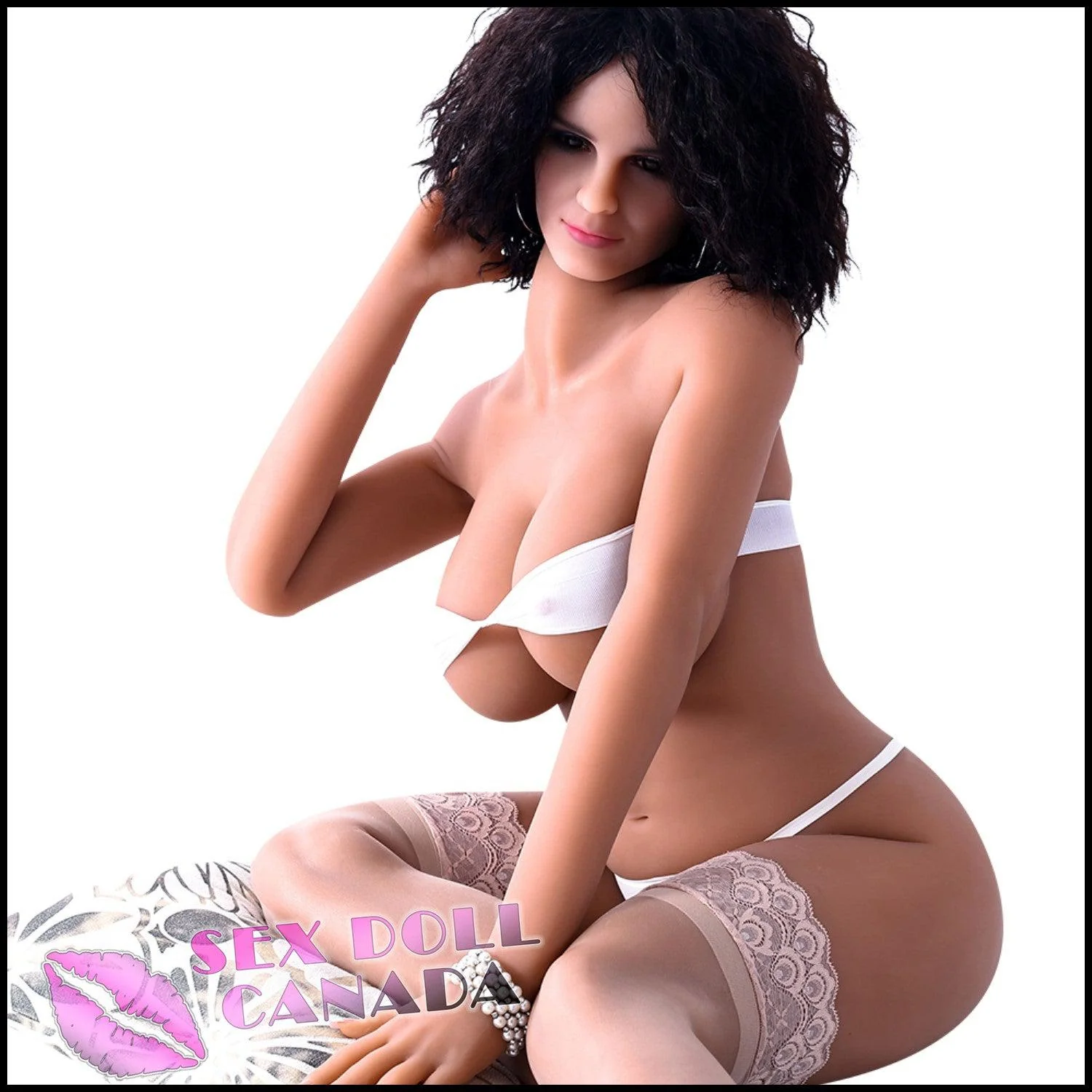 160 (5'3") F-Cup Lydia Tanned (Head #3) - HR Doll - Image 6