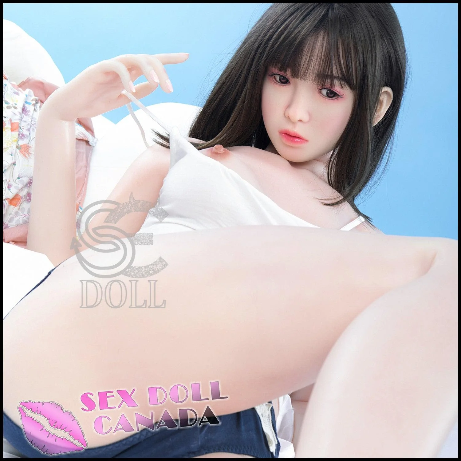 160 (5'3") C-Cup Pearl (Head #103) Full Silicone - SE Doll - Image 15
