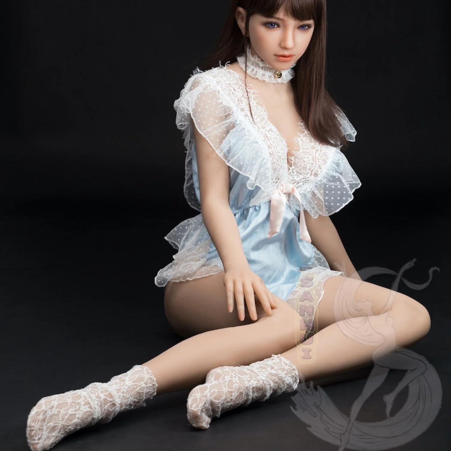 160 (5'3") D-Cup Maria Brunette (Head #8) Seamless Neck Full Silicone - Sanhui Dolls - Image 13