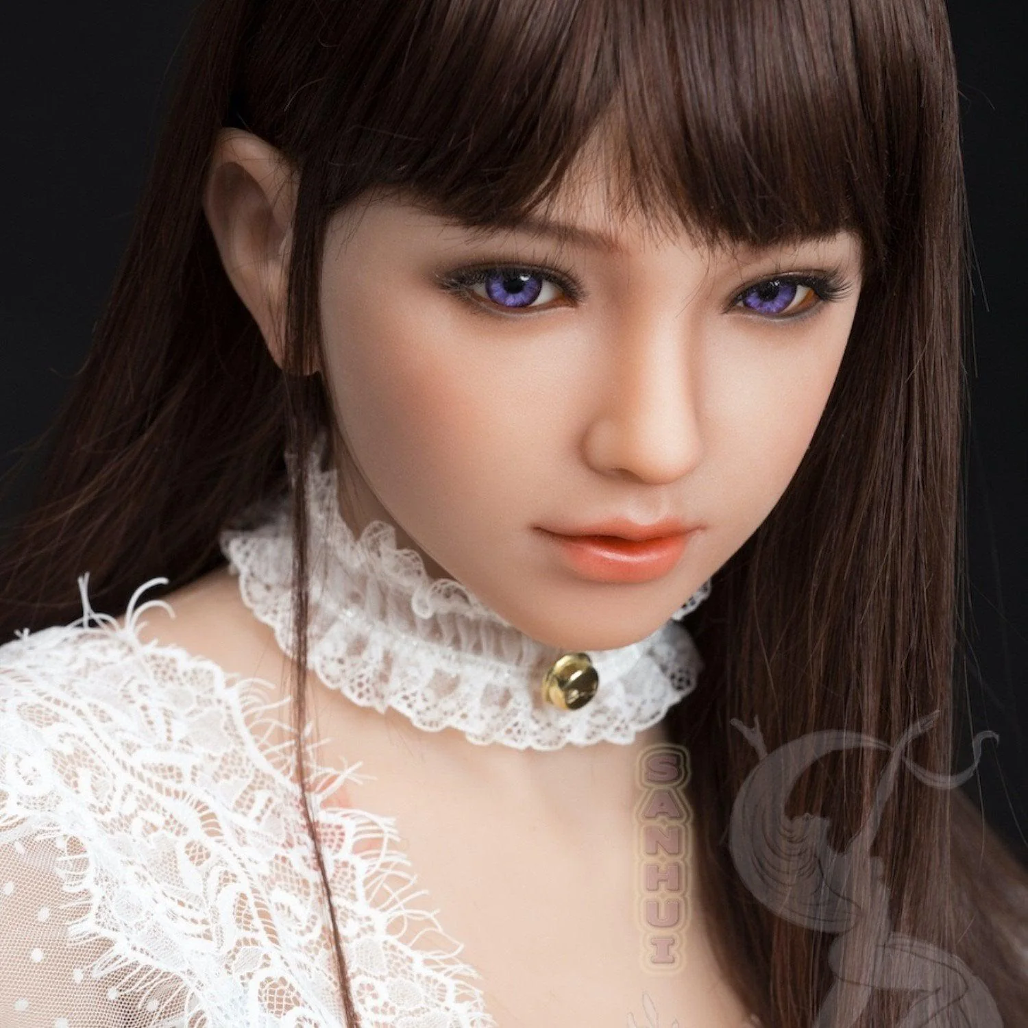 160 (5'3") D-Cup Maria Brunette (Head #8) Seamless Neck Full Silicone - Sanhui Dolls - Image 9