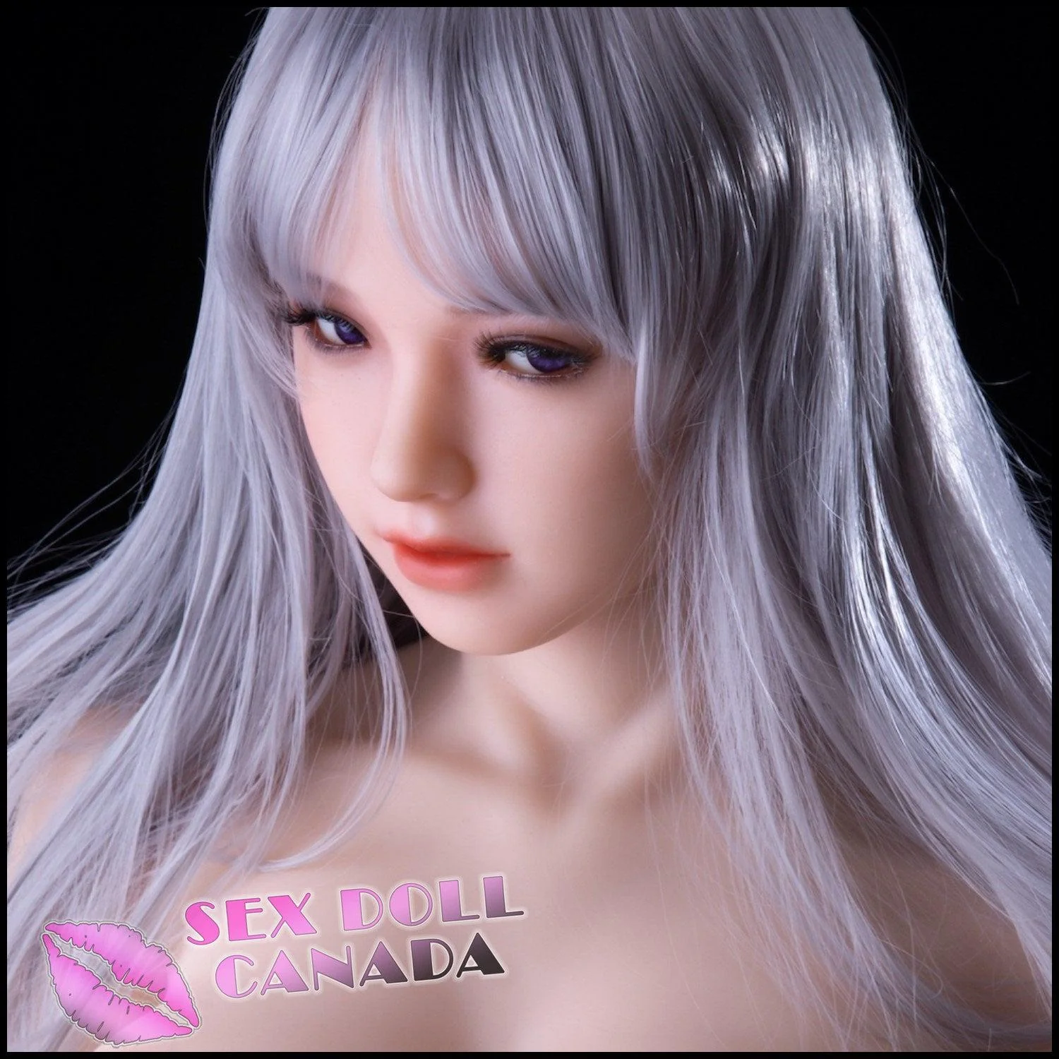 160 (5'3") D-Cup Maria Silver (Head #8) Seamless Neck Full Silicone - Sanhui Dolls - Image 3
