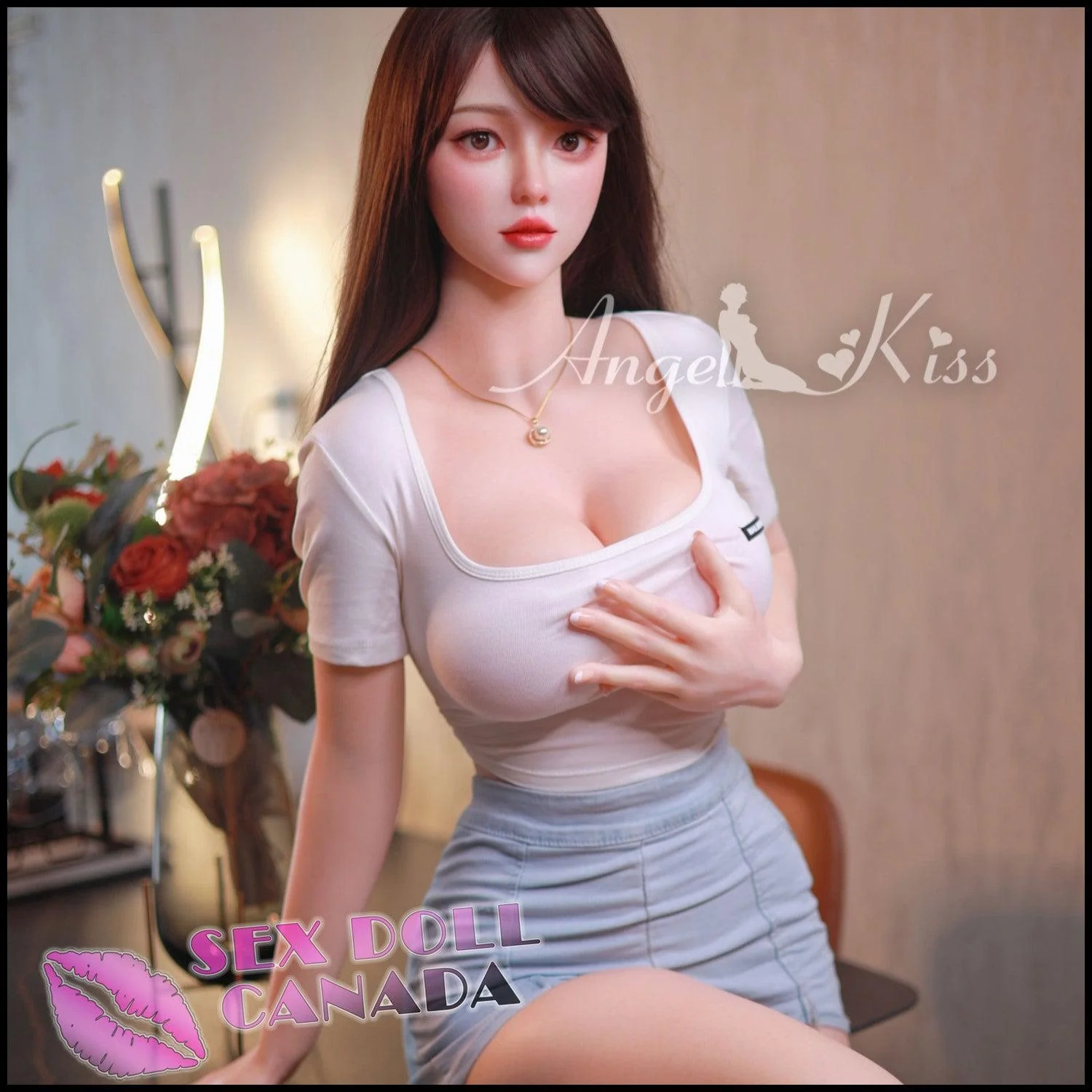 160 (5'3") D-Cup Tami (Head #27) Full Silicone - Angel Kiss - Image 20