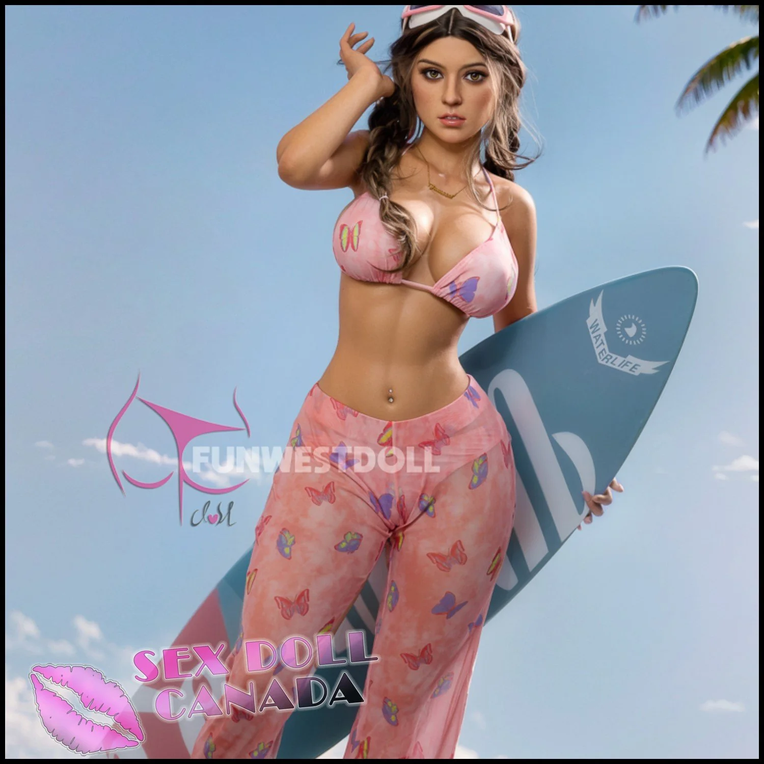 160 (5'3") E-Cup Jasmine (Head #027S) Full Silicone - FunWestDoll - Image 5