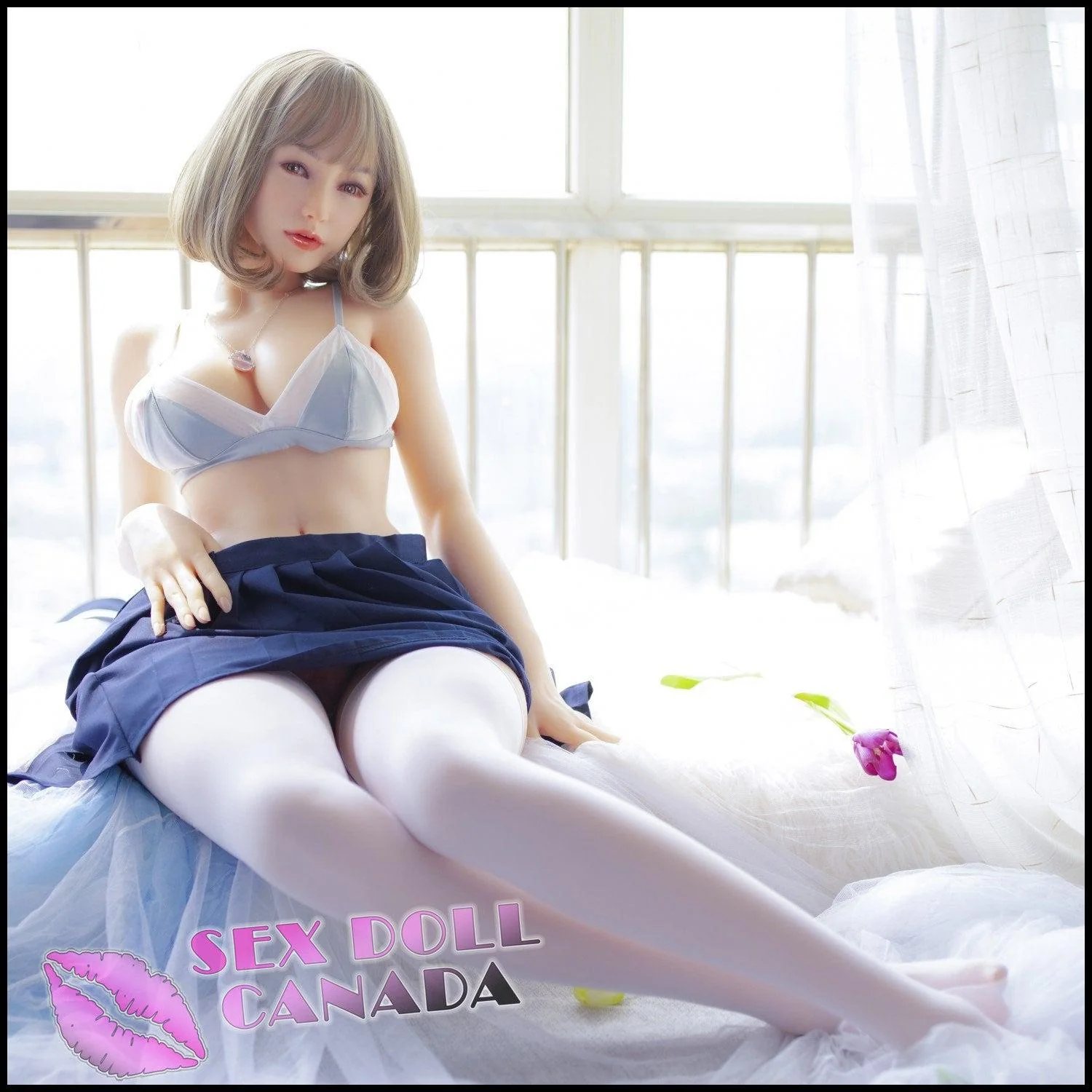 160 (5'3") E-Cup Lin Jiujiu Blonde RS (Head #S40) Full Silicone - Sino-Doll - Image 12