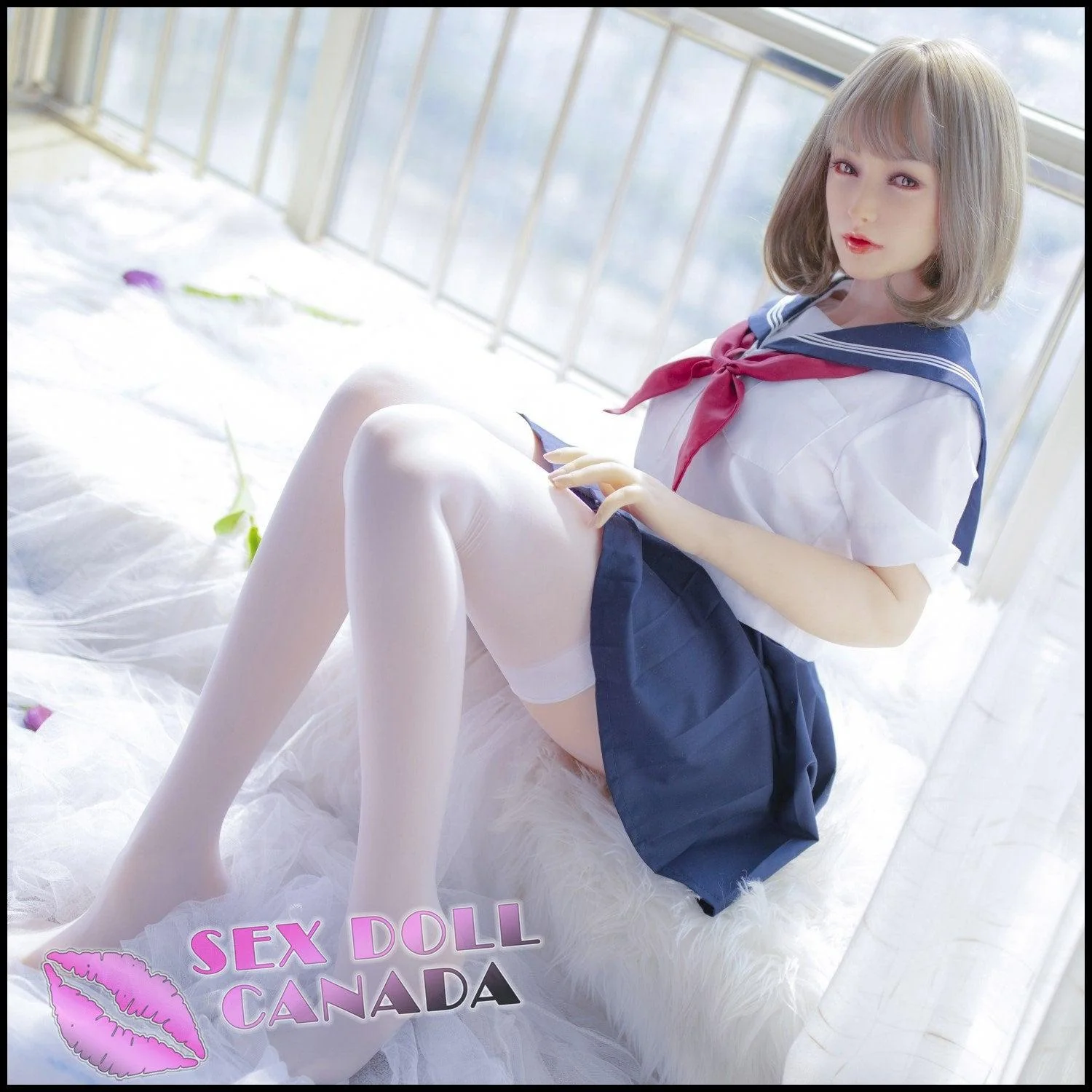 160 (5'3") E-Cup Lin Jiujiu Blonde RS (Head #S40) Full Silicone - Sino-Doll - Image 4