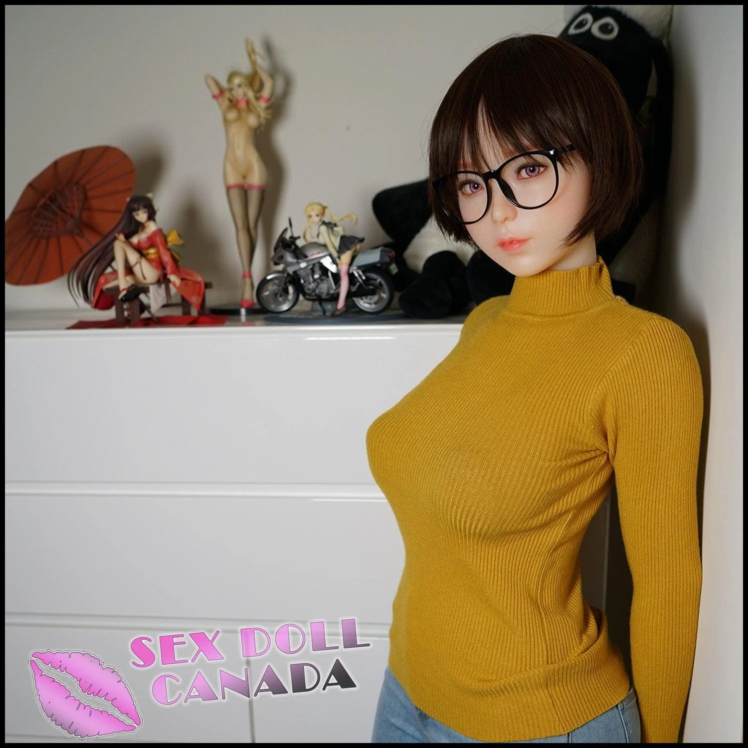 160 (5'3") G-Cup Akira Brunette - Full Silicone - Piper Doll - Image 51