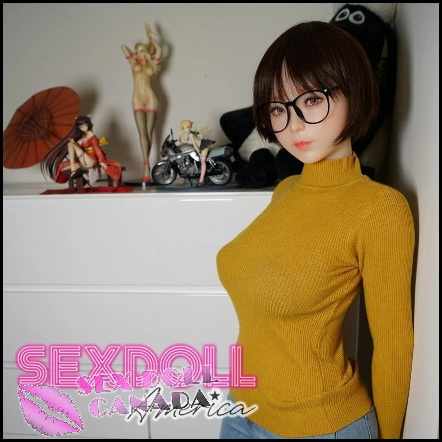 160 (5'3") G-Cup Akira Brunette - Full Silicone - Piper Doll - Image 9