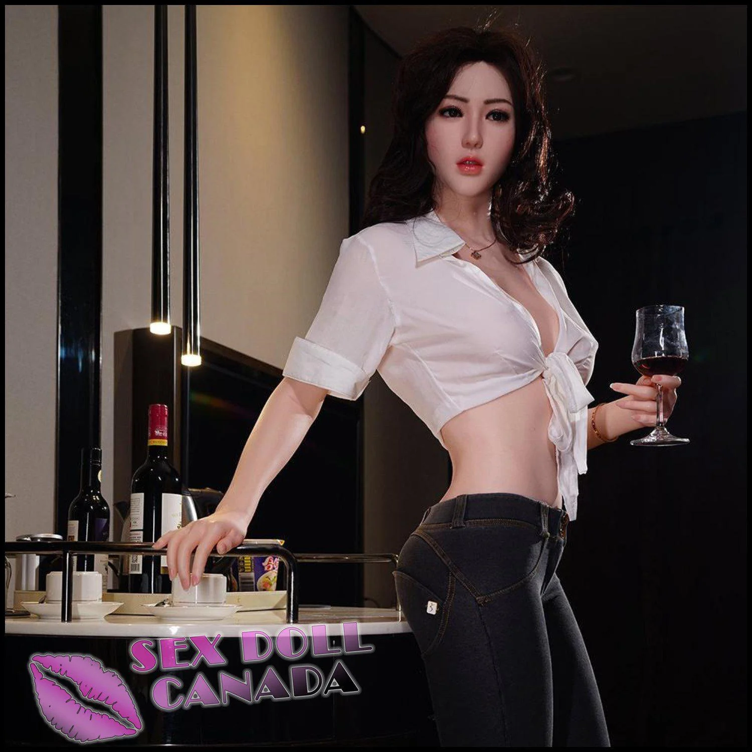 160 (5'3") I-Cup Xiang Brunette Model 6 - Full Silicone - Gynoid Tech - Image 13