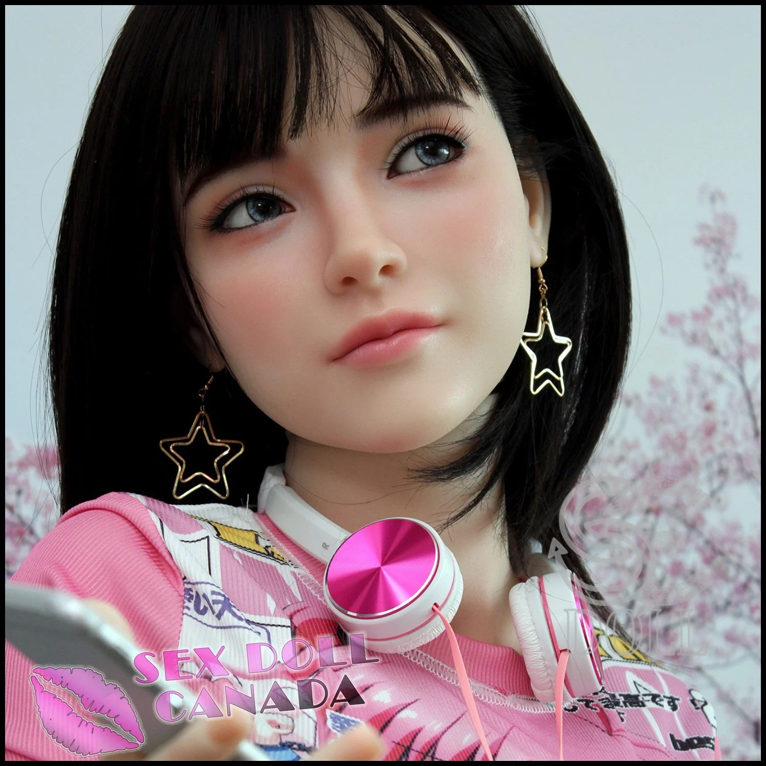 161 (5'3") E-Cup Annika Black Hair (Head #068SO) Full Silicone - SE Doll - Image 6