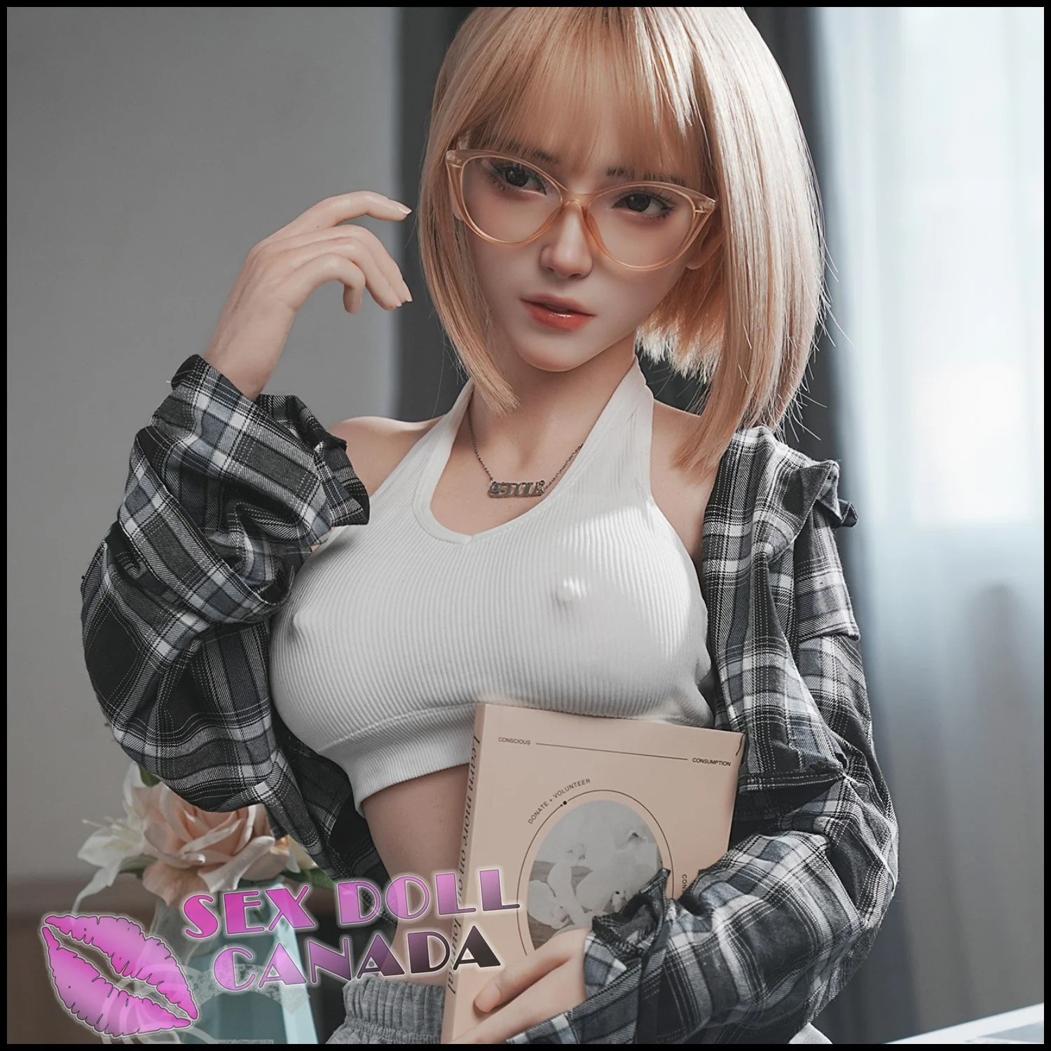 161 (5'3") E-Cup Bridget Blonde (Head #130SC) Full Silicone - SE Doll - Image 11