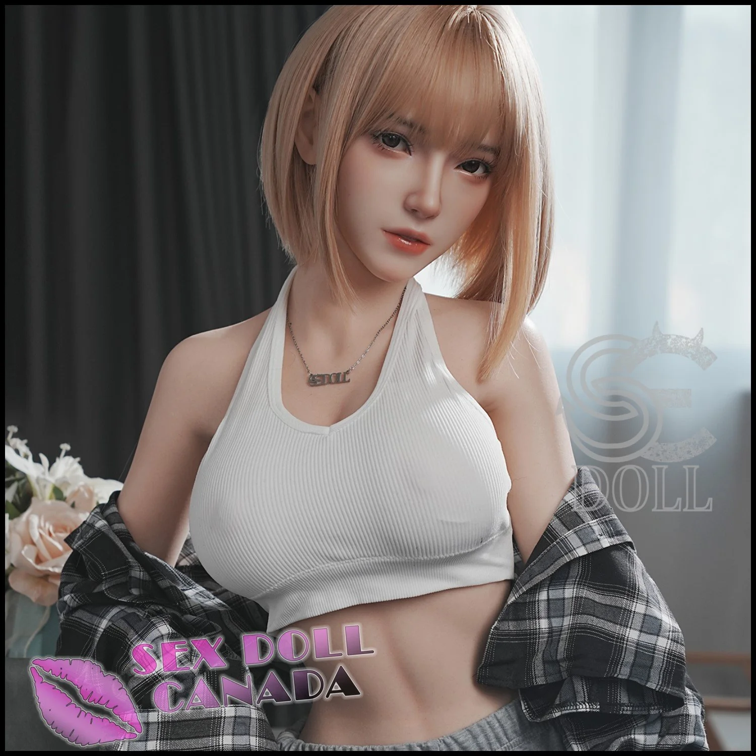 161 (5'3") E-Cup Bridget Blonde (Head #130SC) Full Silicone - SE Doll - Image 15