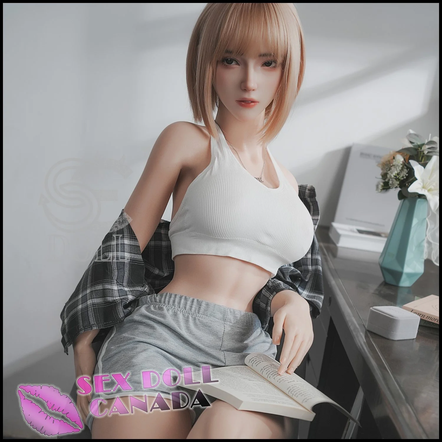 161 (5'3") E-Cup Bridget Blonde (Head #130SC) Full Silicone - SE Doll - Image 23