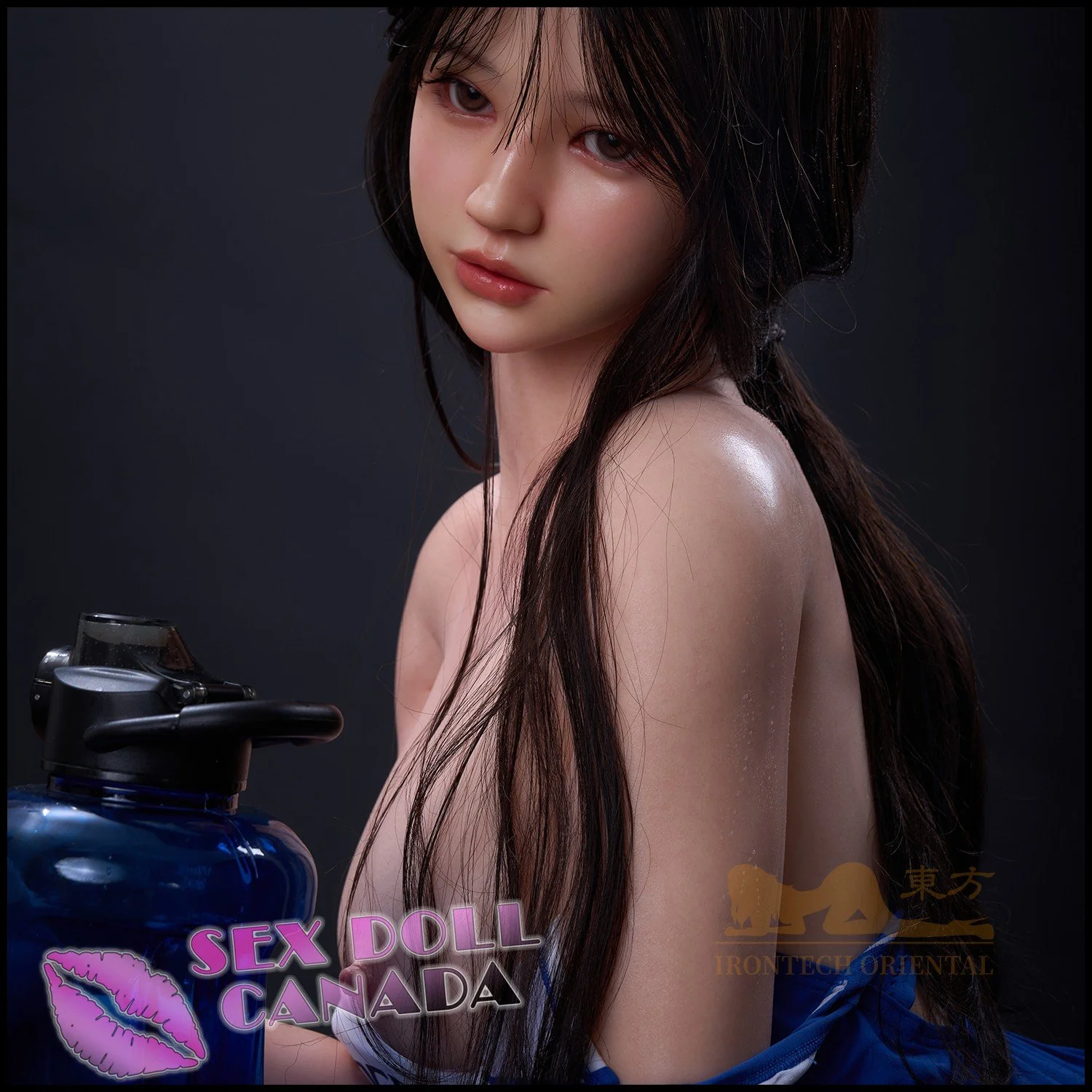 161 (5'3") F-Cup Evie Sexy (Head #T4 ROS MAX) Full Silicone - IRONTECH Dolls - Image 6