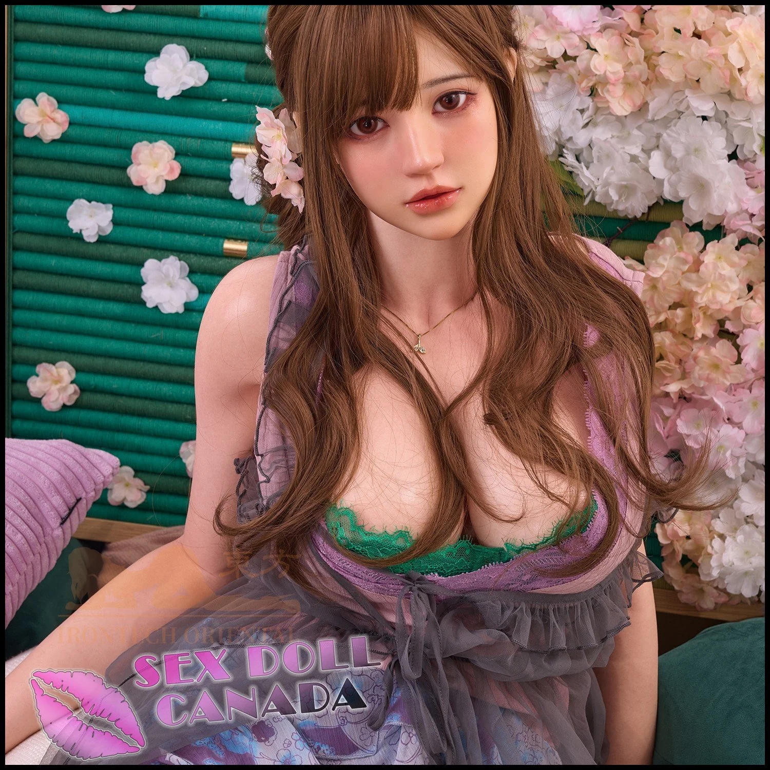 161 (5'3") F-Cup Evie Silk Glow ROS Max (Head #T4) Full Silicone - IRONTECH Dolls - Image 17