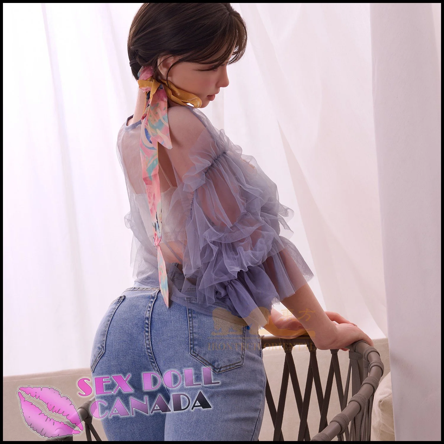 161 (5'3") F-Cup Kitty ROS MAX (Head #S32) Full Silicone - IRONTECH Dolls - Image 4