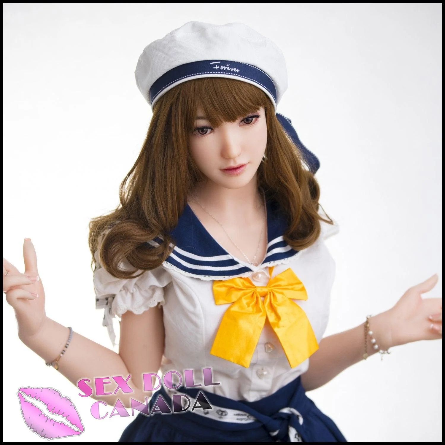 162 (5'4") E-Cup Lin Chacha Sailor (Head #S35) Full Silicone - Sino-Doll - Image 9