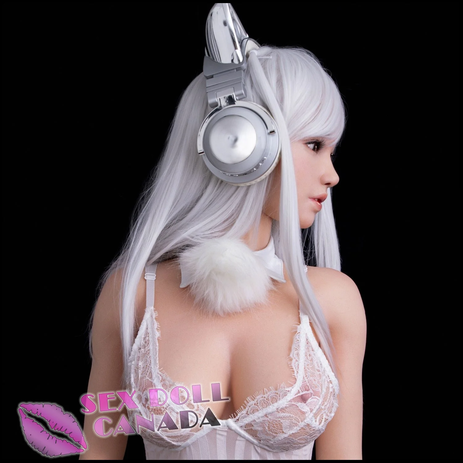 162 (5'4") E-Cup Linyin White Kitty RS (Head #S30B) Full Silicone - Sino-Doll - Image 18