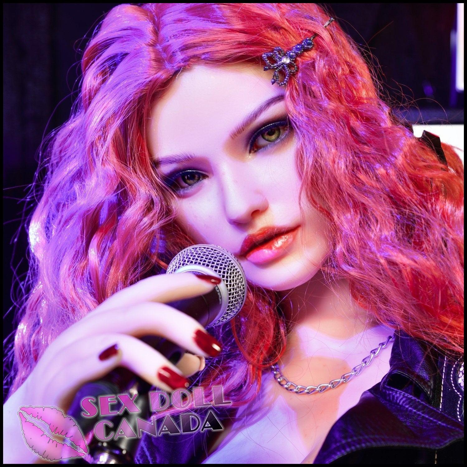 162 (5'4") E-Cup Scarlett Punk (Head #S38) Full Silicone - Sino-Doll - Image 6
