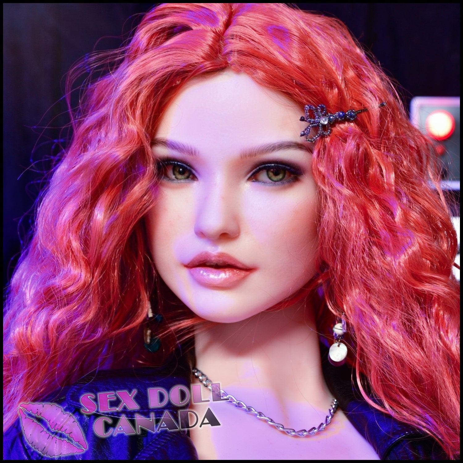 162 (5'4") E-Cup Scarlett Punk (Head #S38) Full Silicone - Sino-Doll - Image 7