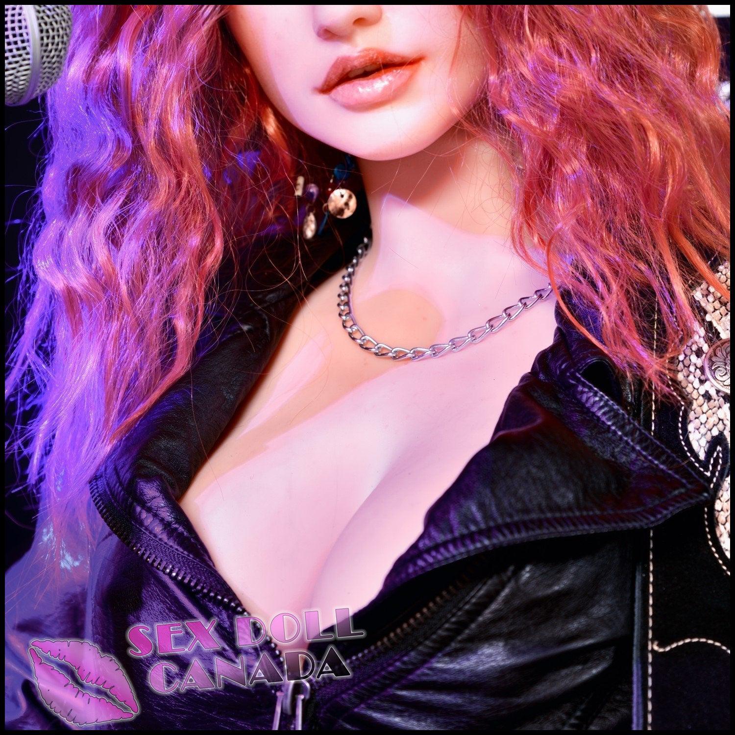 162 (5'4") E-Cup Scarlett Punk (Head #S38) Full Silicone - Sino-Doll - Image 9