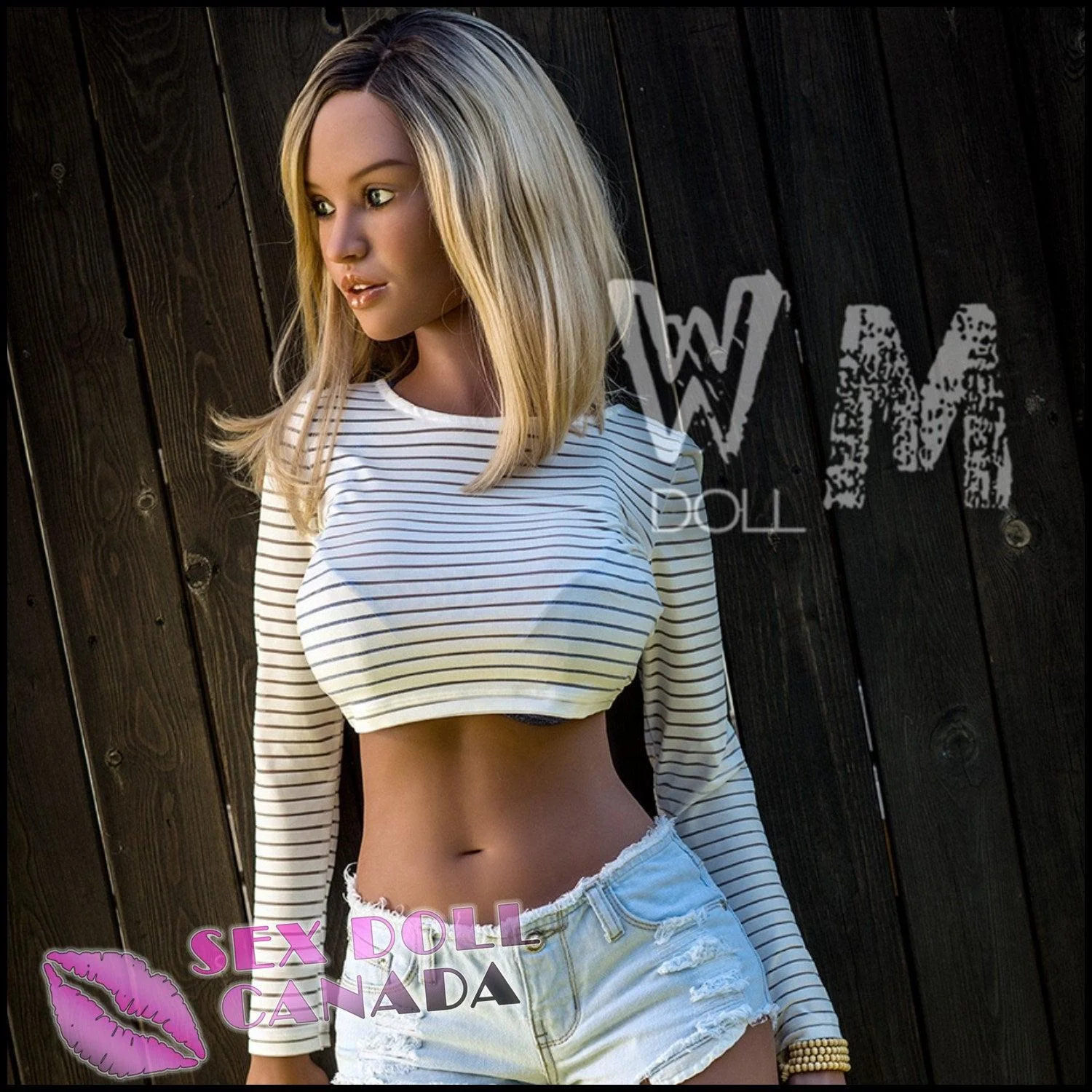 162 (5'4") F-Cup Camila Blonde (Head #382) - WM Doll - Image 3