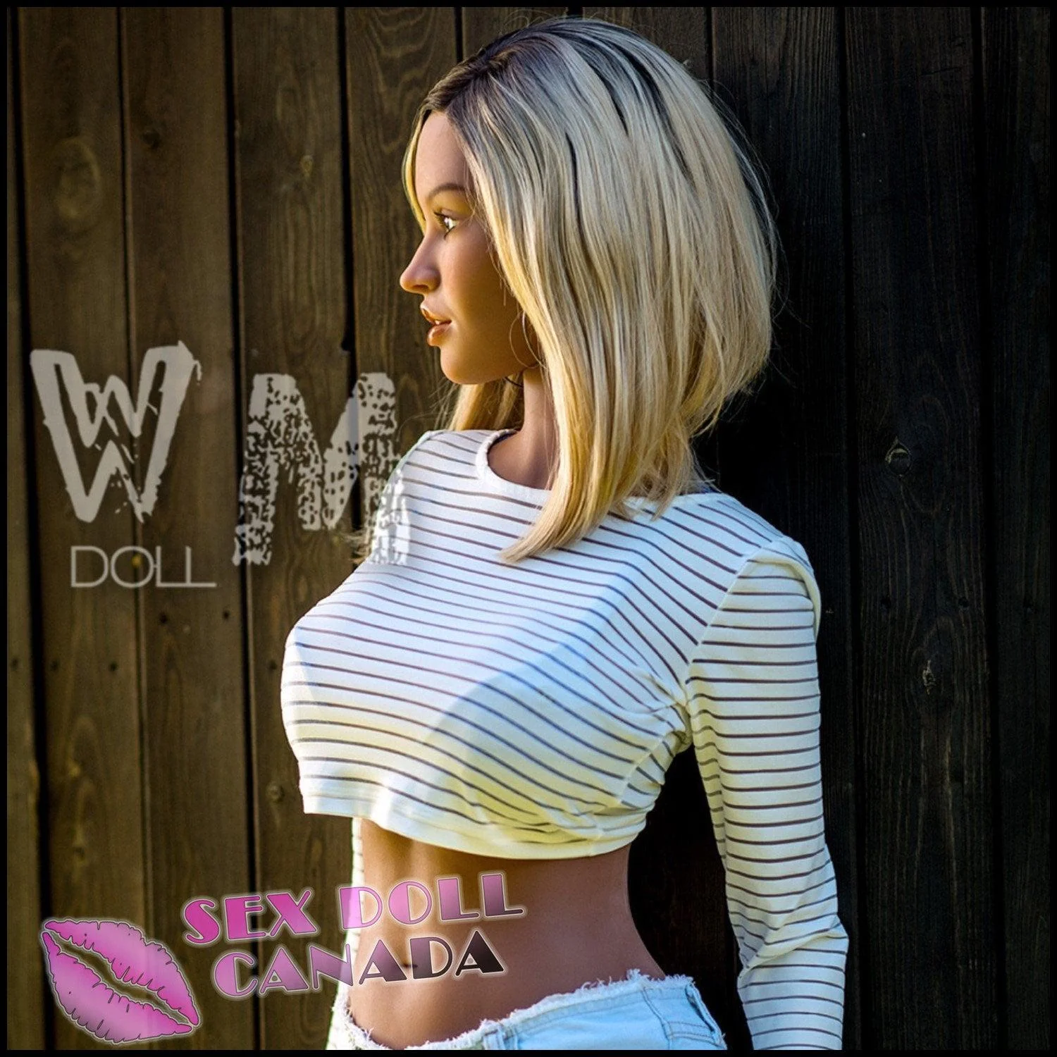 162 (5'4") F-Cup Camila Blonde (Head #382) - WM Doll - Image 5