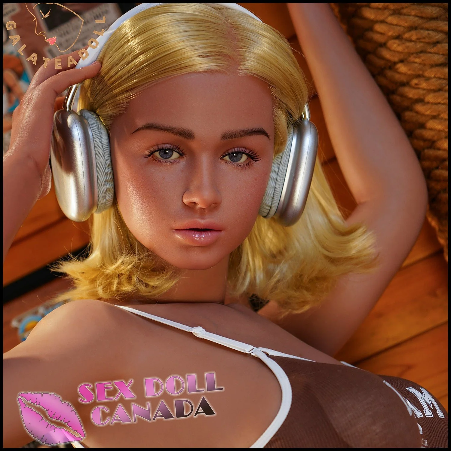 162 (5'4") G-Cup Ava (Head #JS062) Full Silicone - Galatea Doll - Image 4