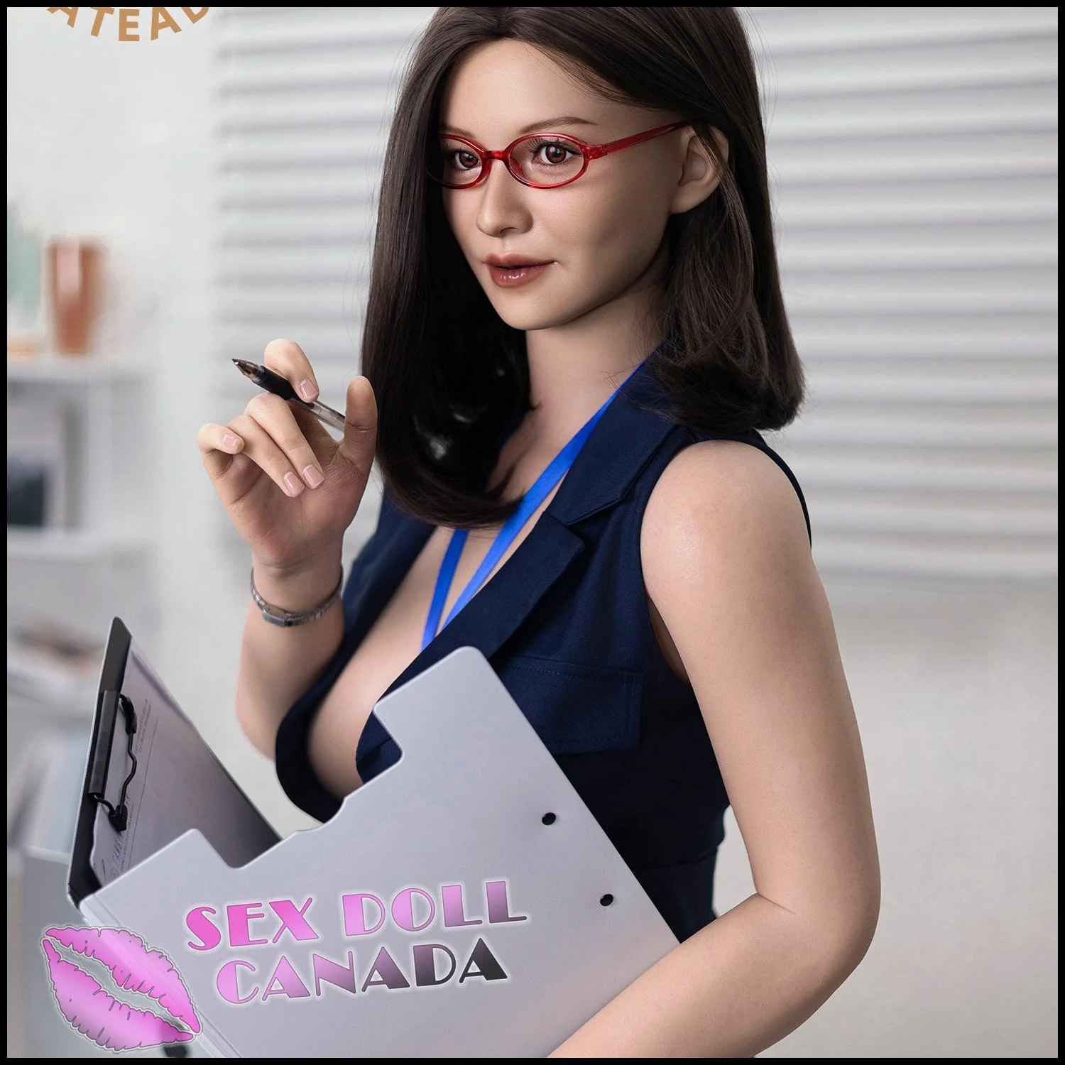 162 (5'4") G-Cup Celine (Head #JS098) Full Silicone - Galatea Doll - Image 24