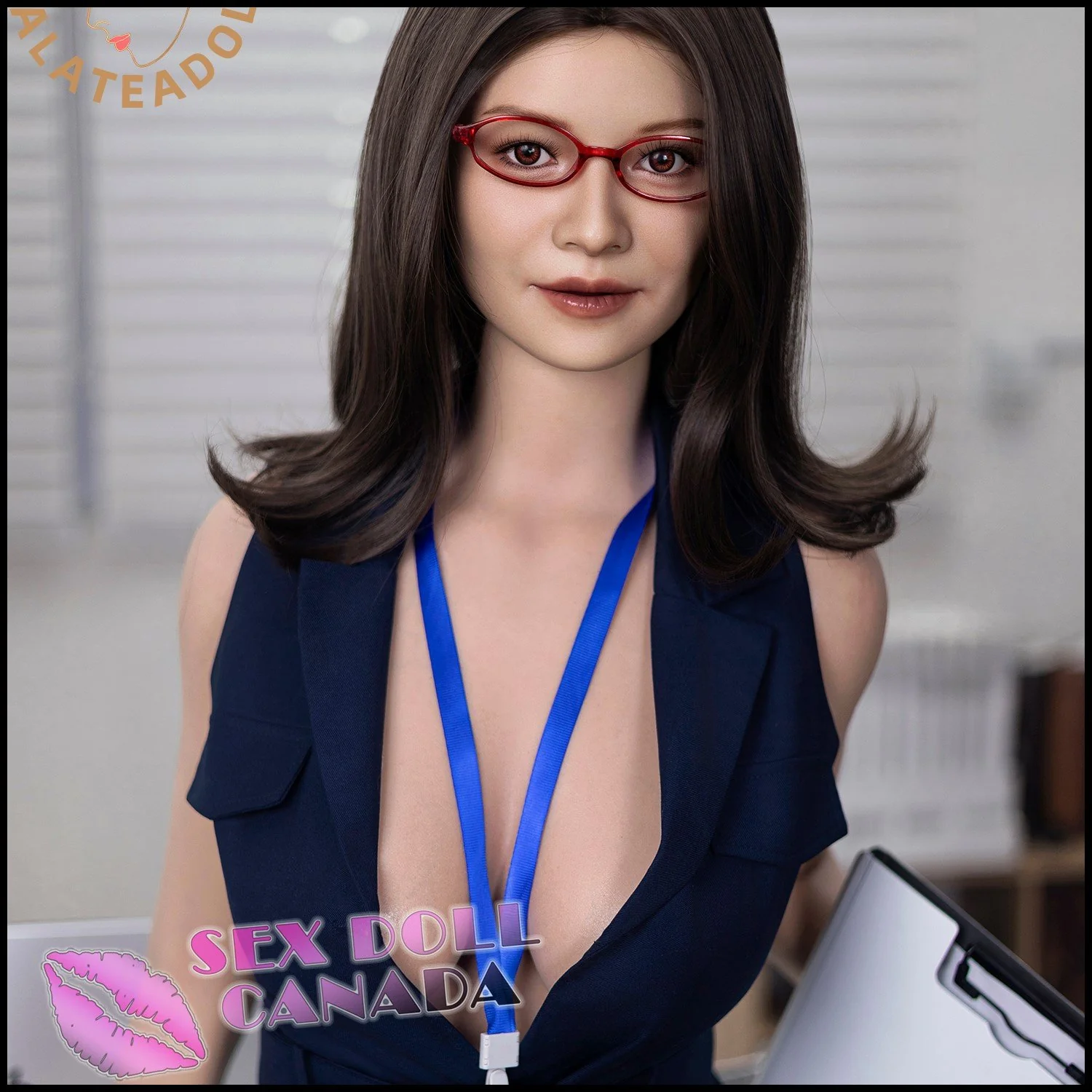 162 (5'4") G-Cup Celine (Head #JS098) Full Silicone - Galatea Doll - Image 3
