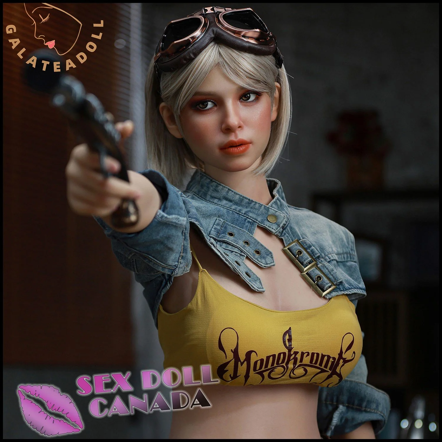 162 (5'4") G-Cup Lara (Head #JS047) Full Silicone - Galatea Doll - Image 4
