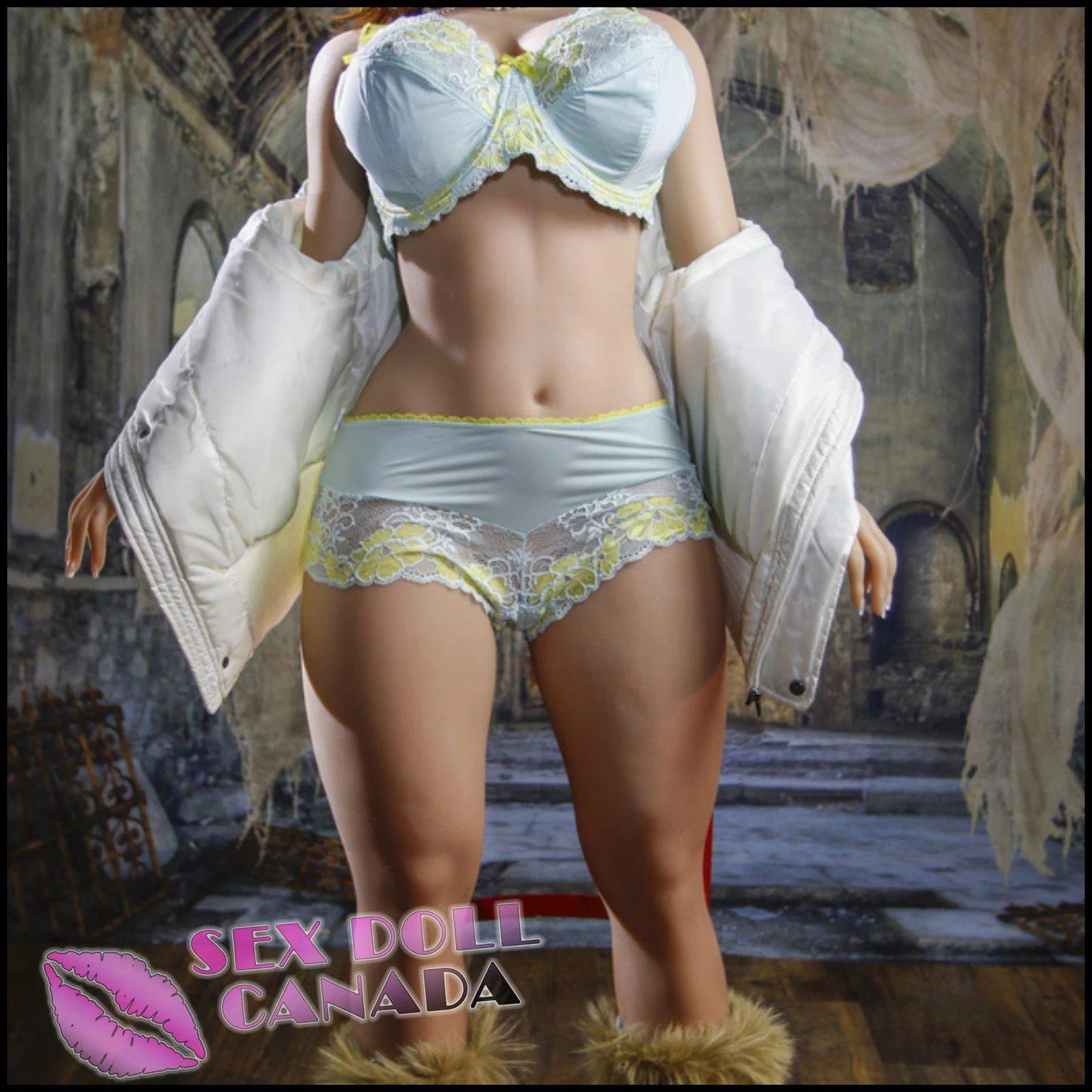 162 (5'4") H-Cup Ishara Curvy Thick - AS Doll - Image 4