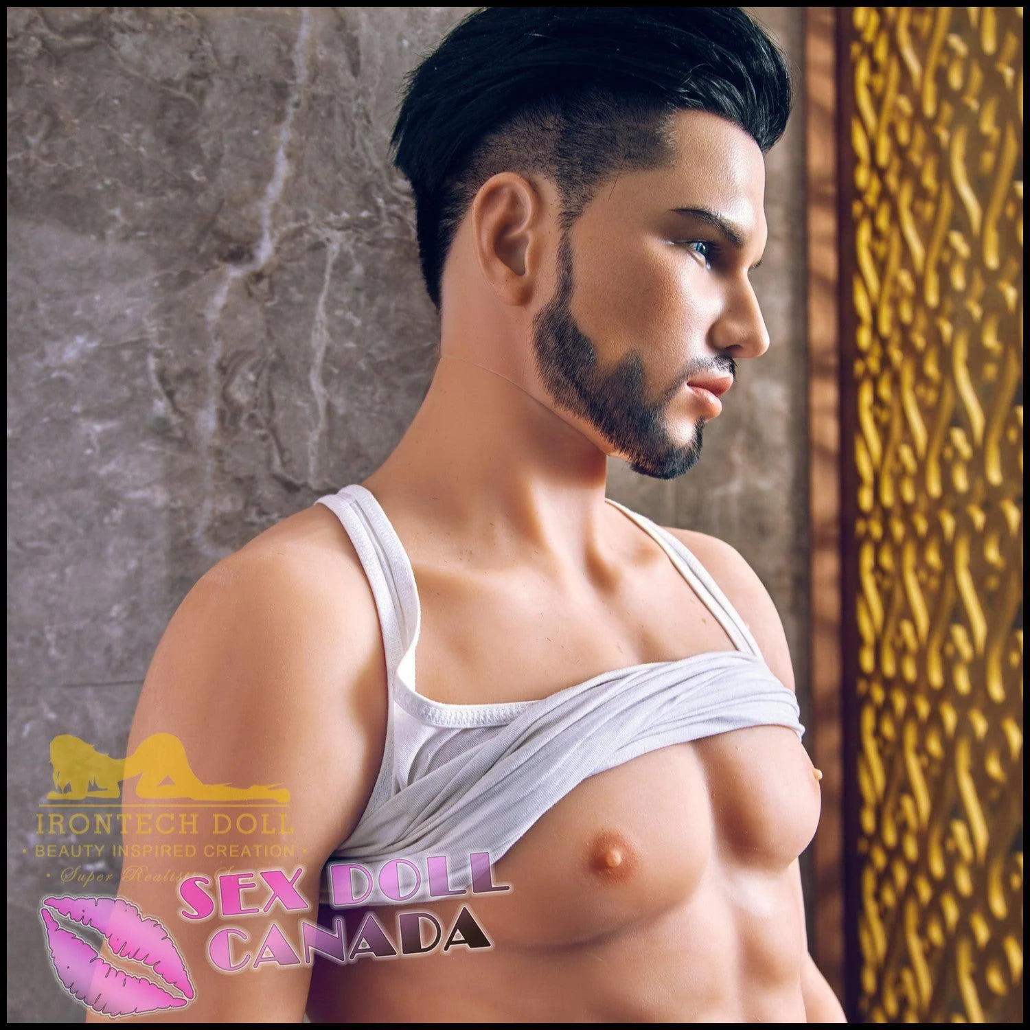 162 (5'4") Kevin Tanned (Silicone Head) Male - IRONTECH Dolls - Image 14
