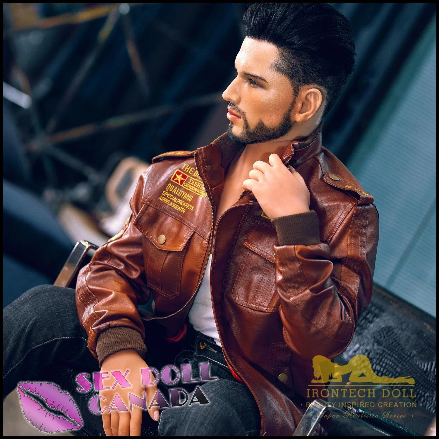 162 (5'4") Kevin Tanned (Silicone Head) Male - IRONTECH Dolls - Image 4