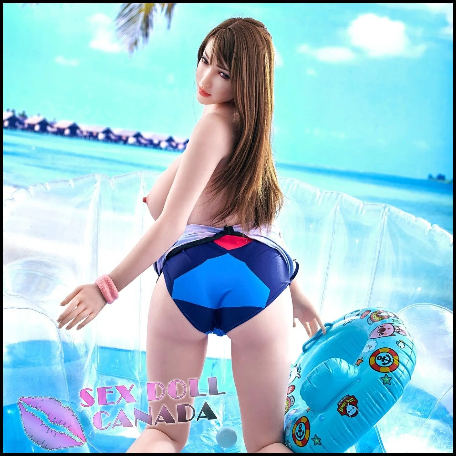 163 (5'4") B-Cup Mika Brunette - Fair - IRONTECH Dolls - Image 12