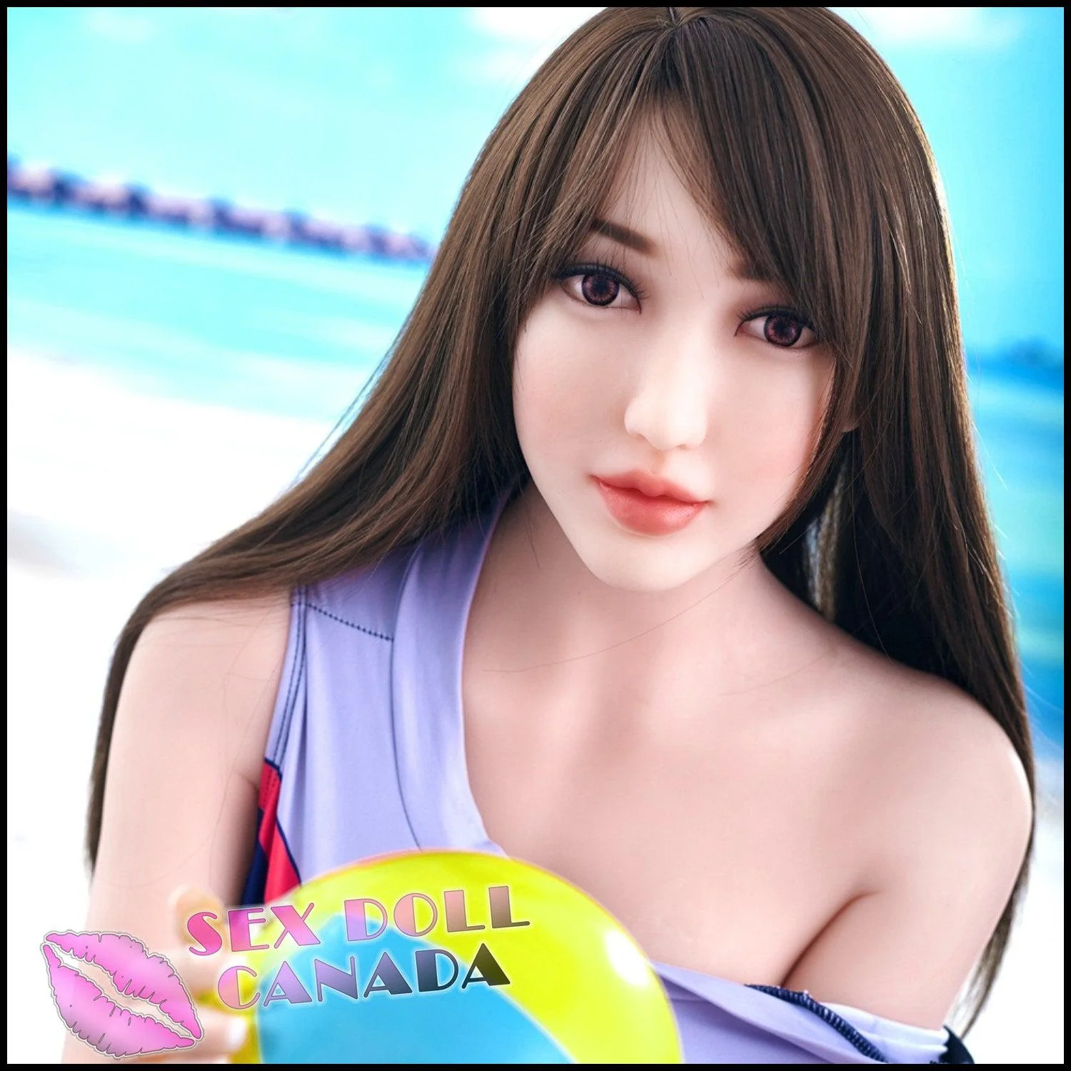 163 (5'4") B-Cup Mika Brunette - Fair - IRONTECH Dolls - Image 6